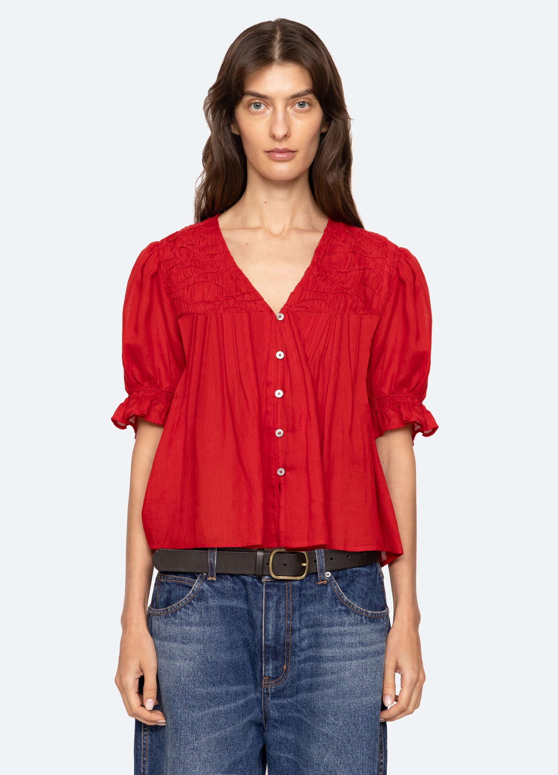 Imogen Top Red / Sea New York