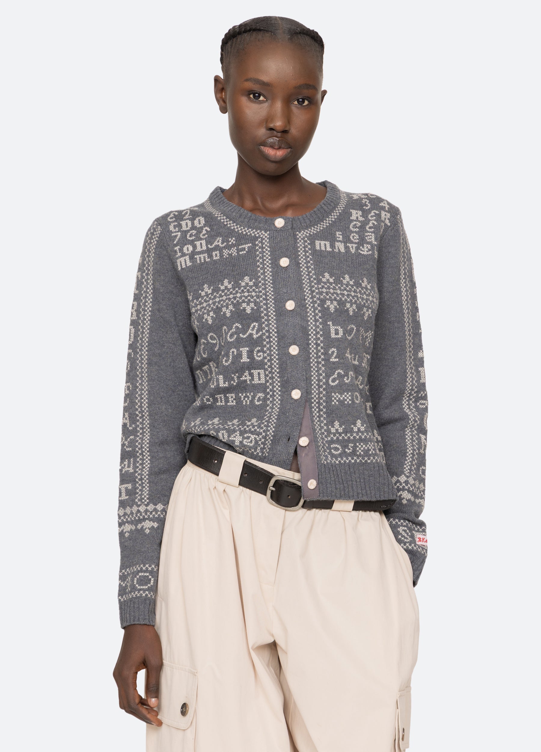 Kit Cardigan Burgundy / Sea New York Discount