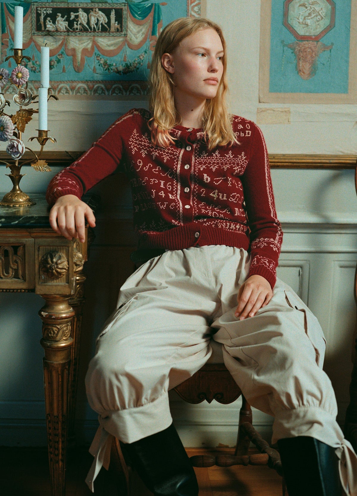 Kit Cardigan Burgundy / Sea New York Discount