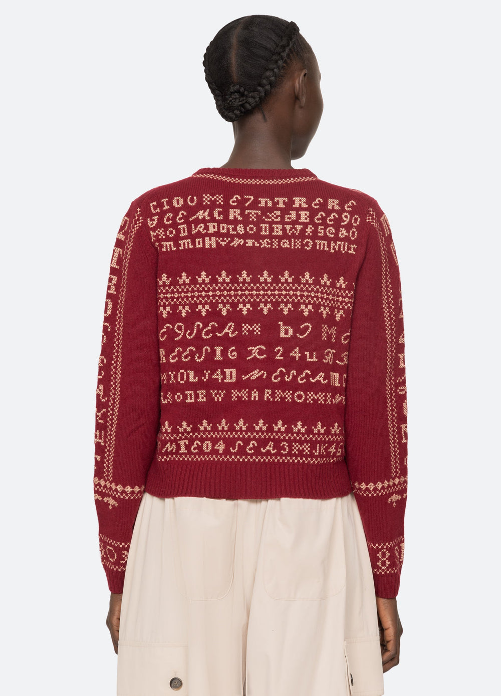 Kit Cardigan Burgundy / Sea New York Discount