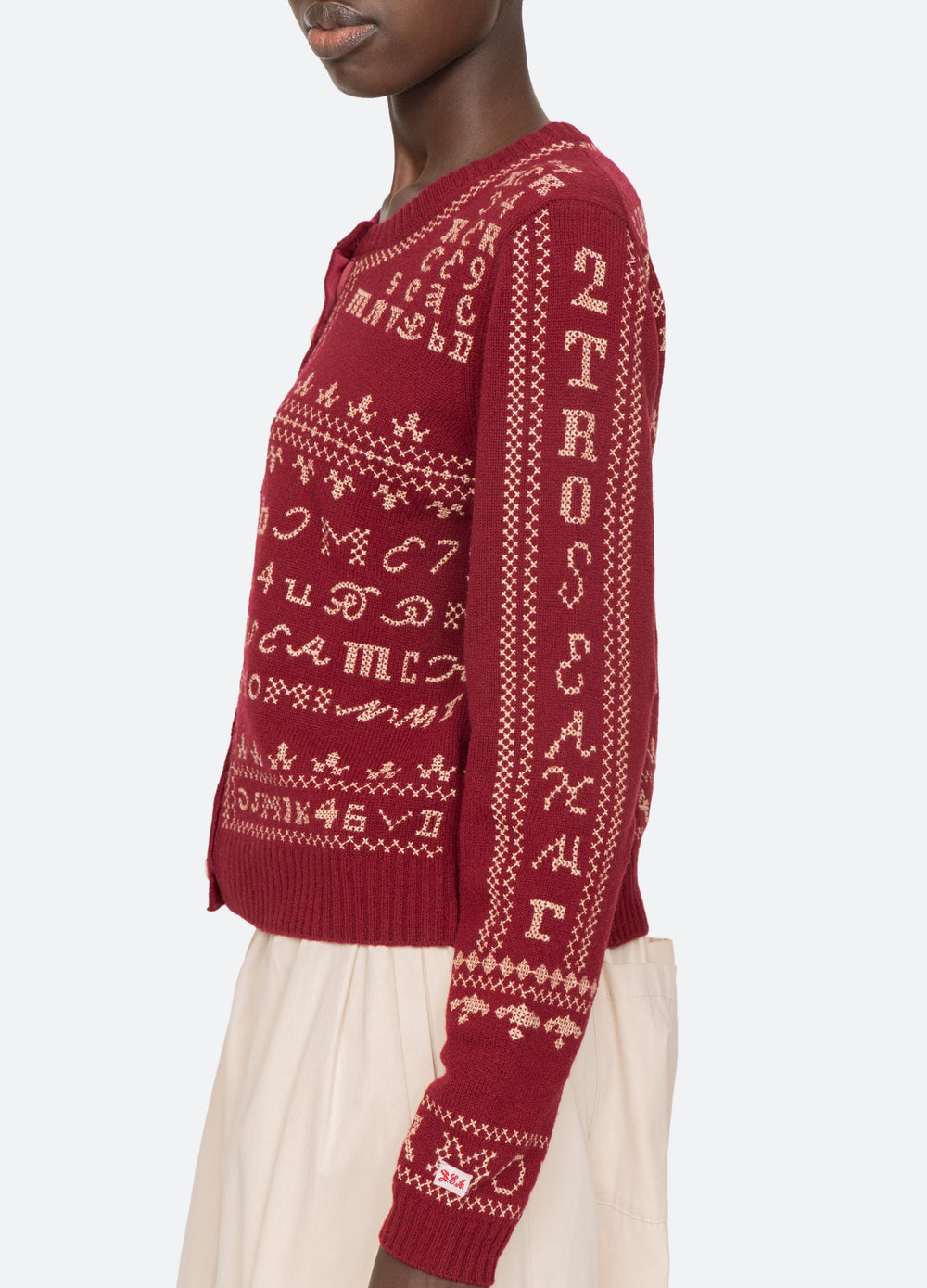 Kit Cardigan Burgundy / Sea New York Discount