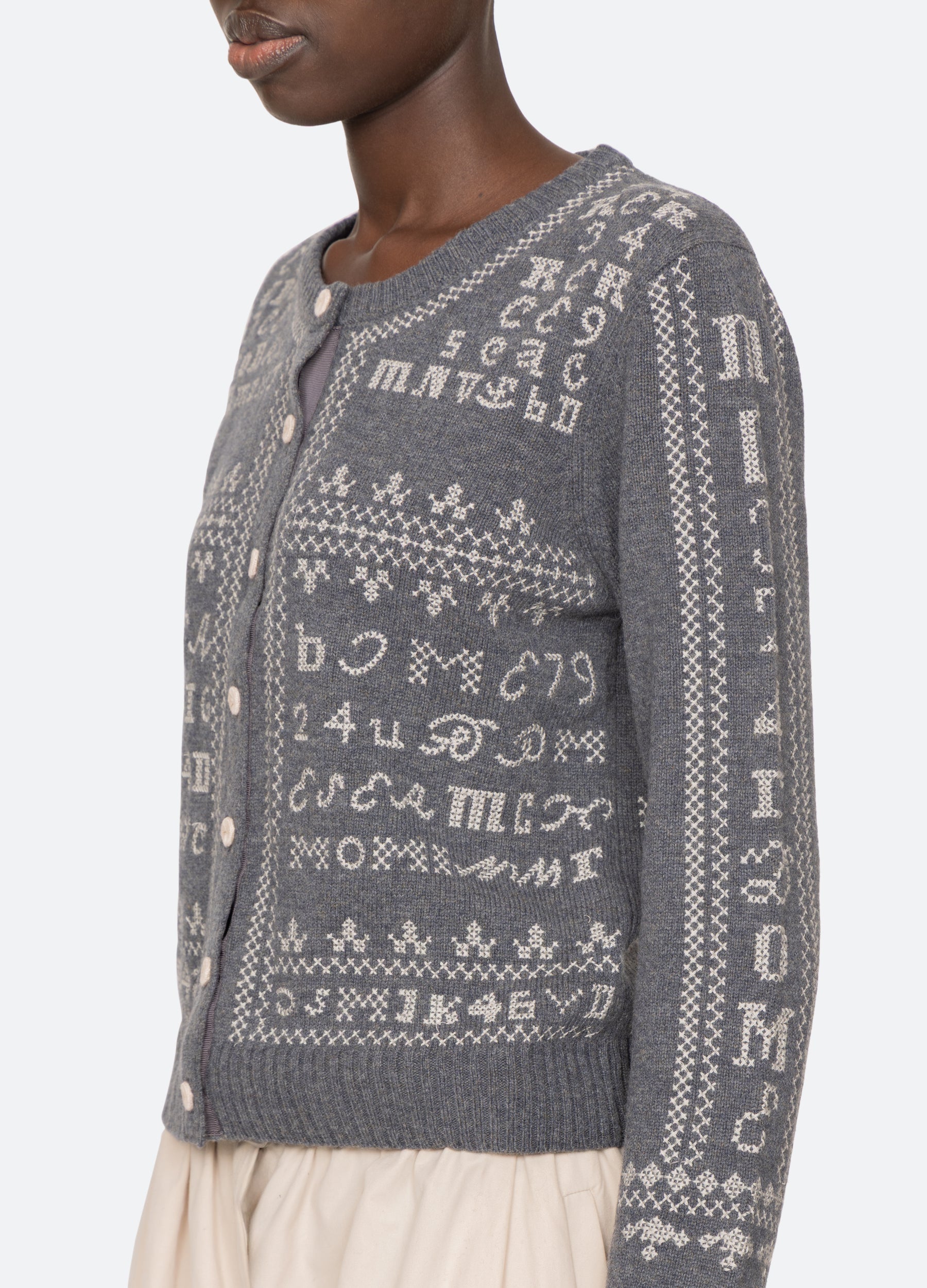 Kit Cardigan Burgundy / Sea New York Sale