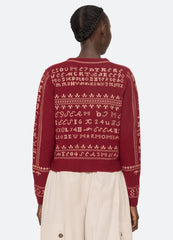 Kit Cardigan Burgundy / Sea New York Sale