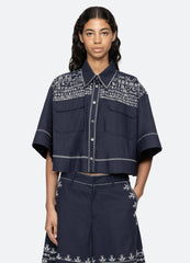 Kit Top Navy / Sea New York US