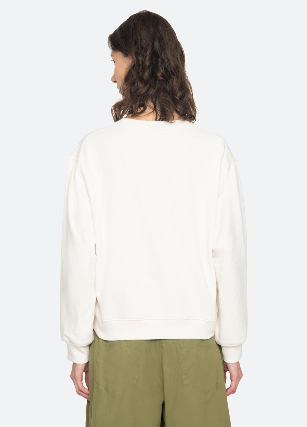 Claira Sweatshirt Cream / Sea New York