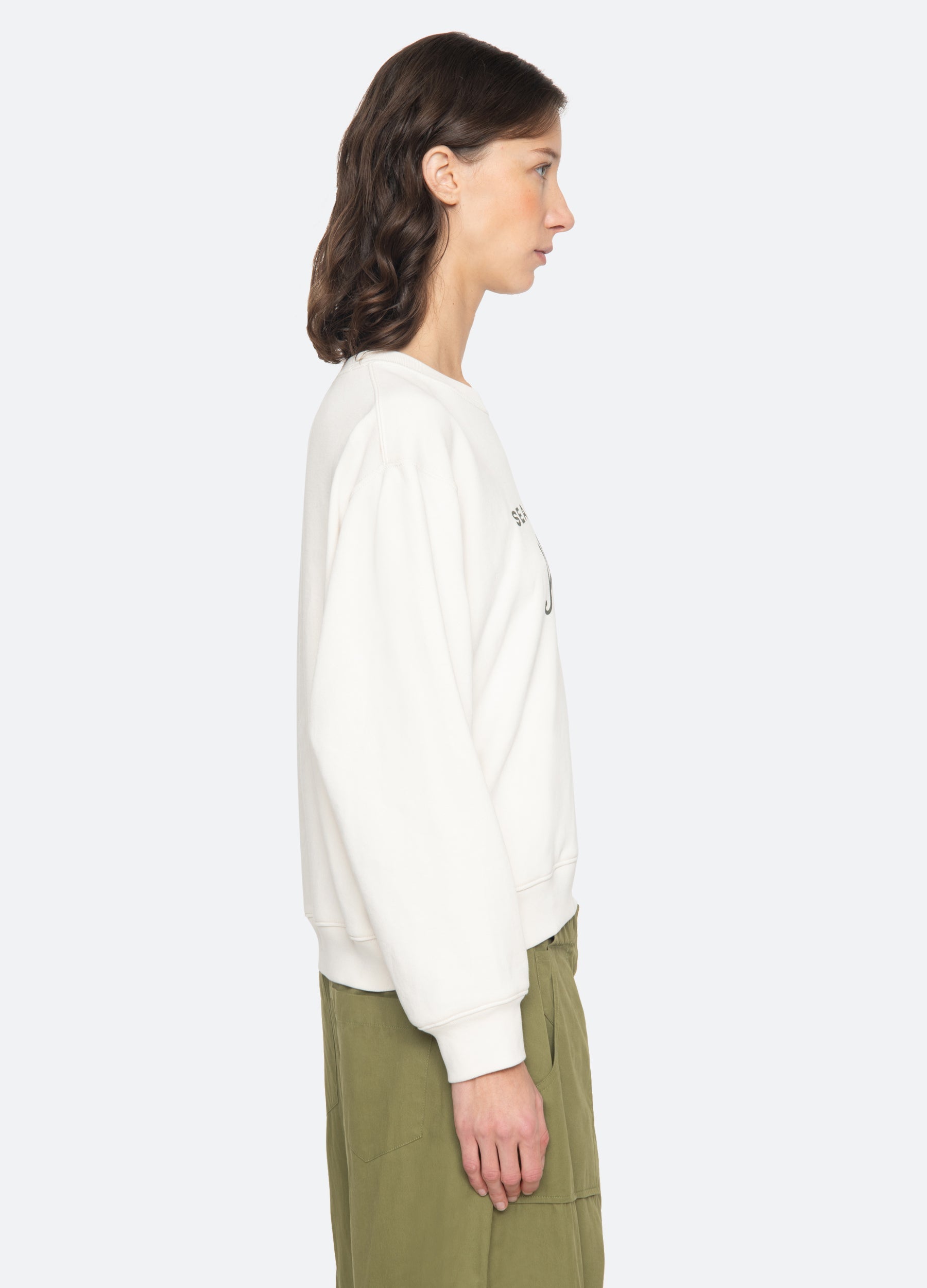 Claira Sweatshirt Cream / Sea New York