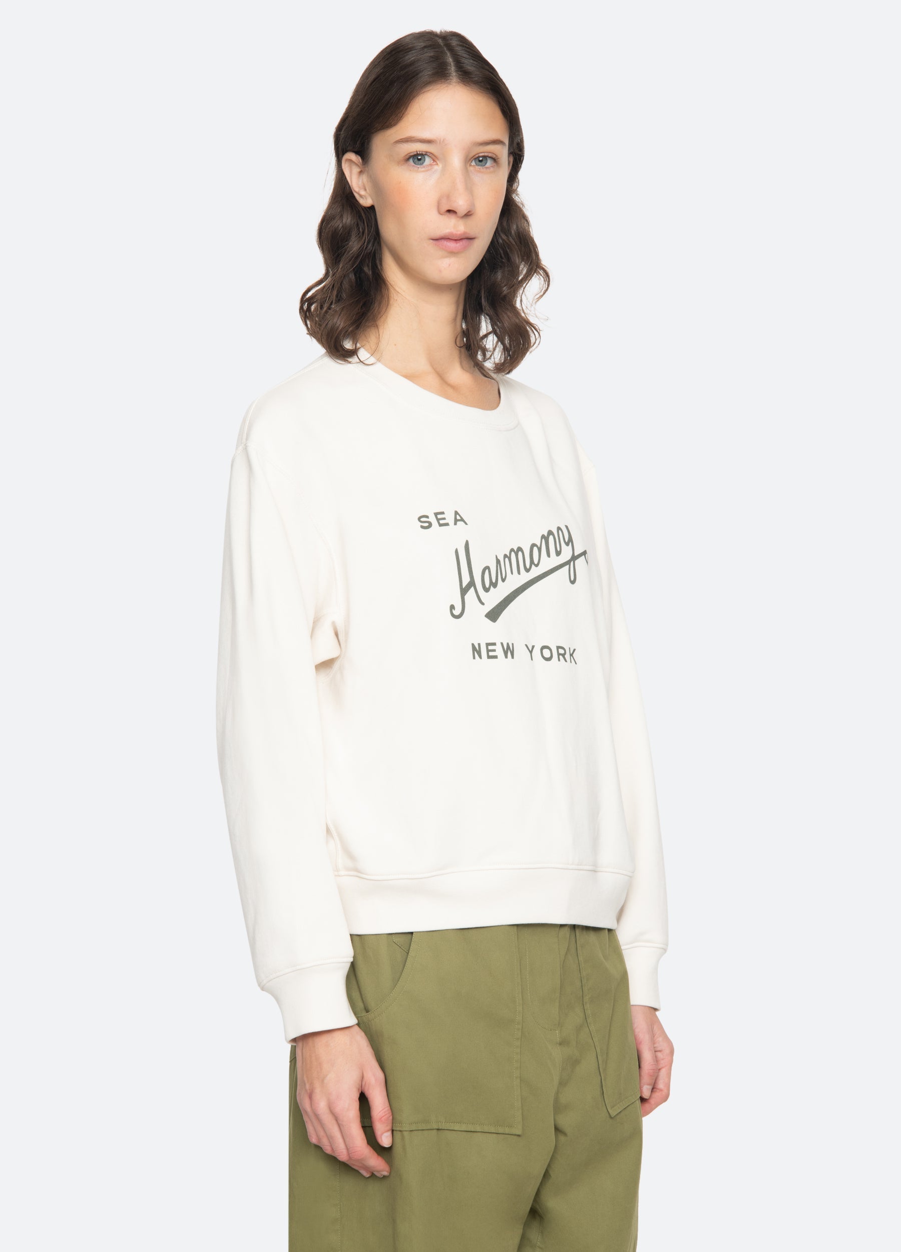 Claira Sweatshirt Cream / Sea New York