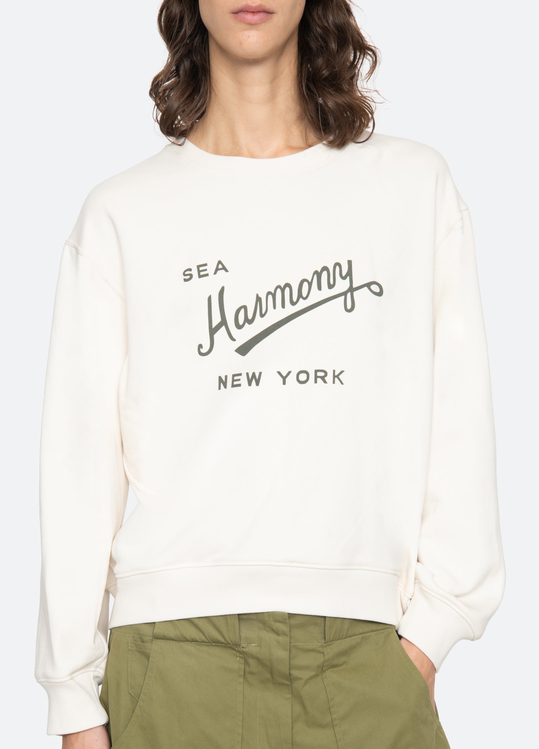 Claira Sweatshirt Cream / Sea New York