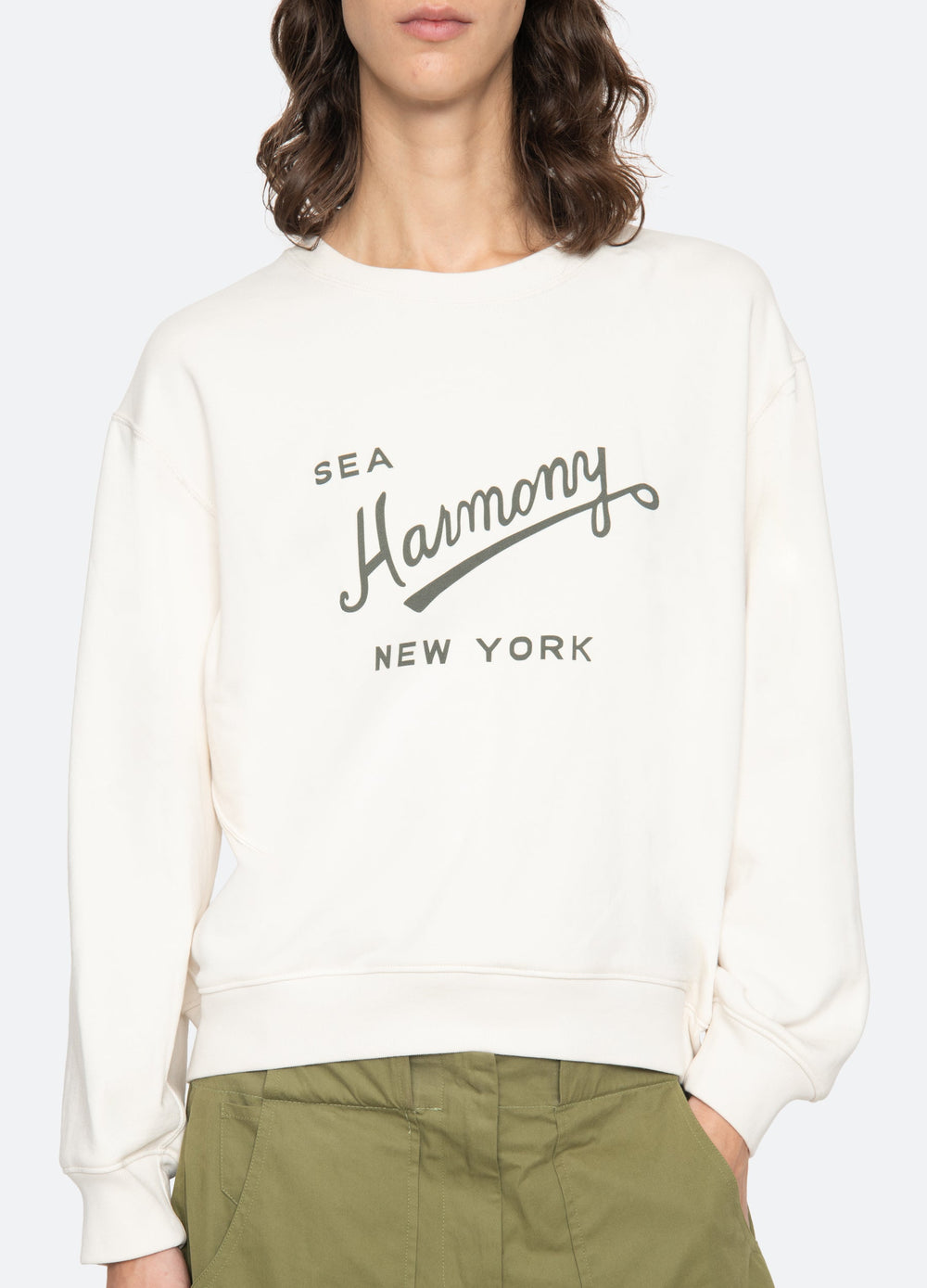 Claira Sweatshirt Cream / Sea New York