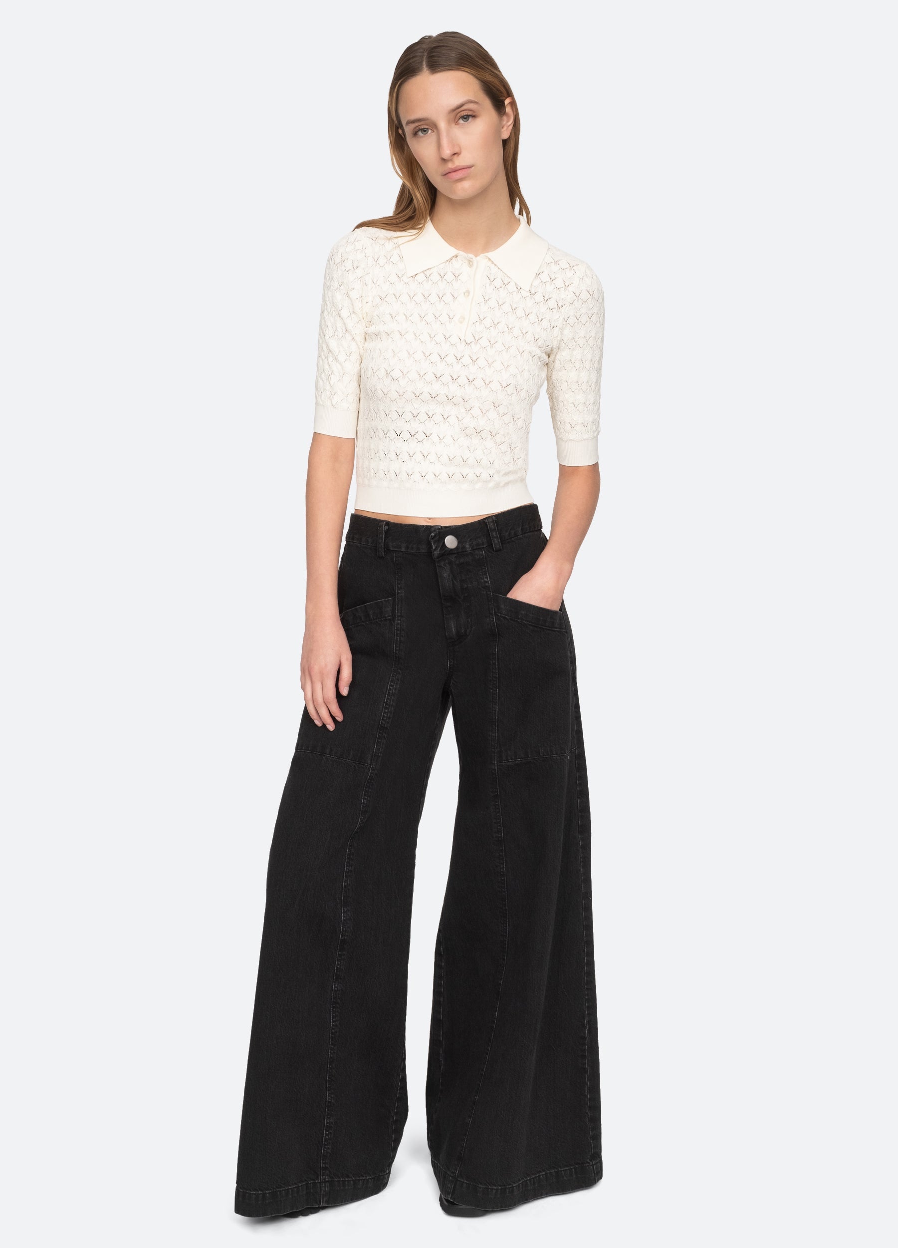 Rue Polo Sweater Black / Sea New York Outlet