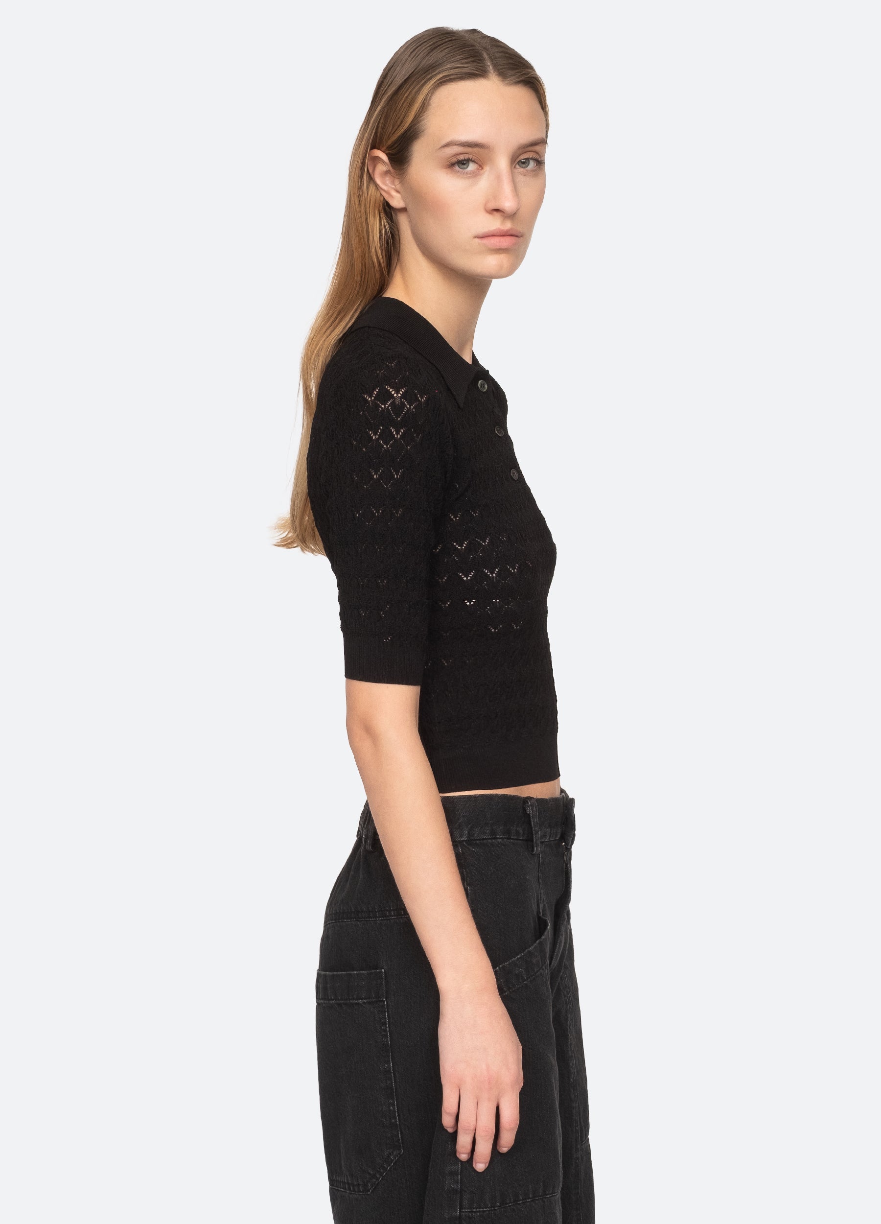 Rue Polo Sweater Black / Sea New York Outlet