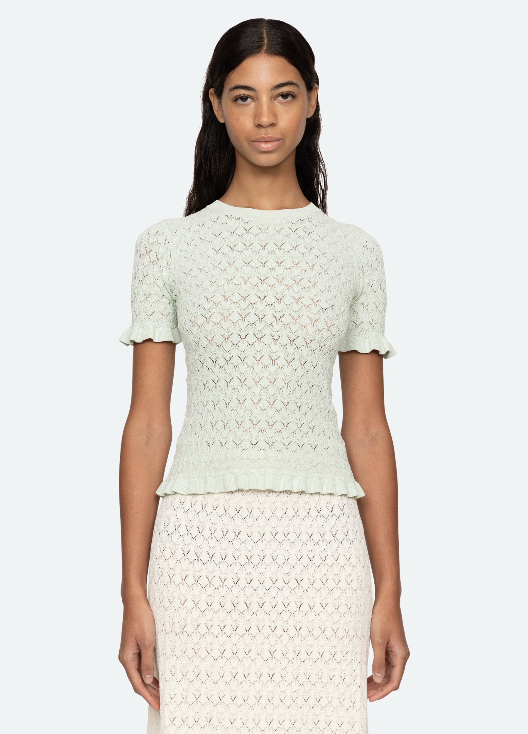 Rue S/S Sweater Black / Sea New York For Sale