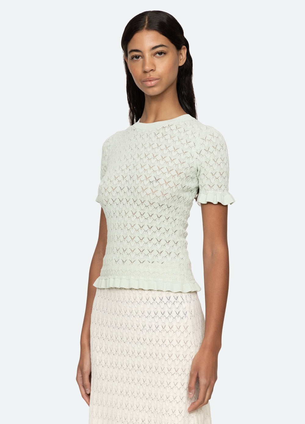 Rue S/S Sweater Black / Sea New York For Sale