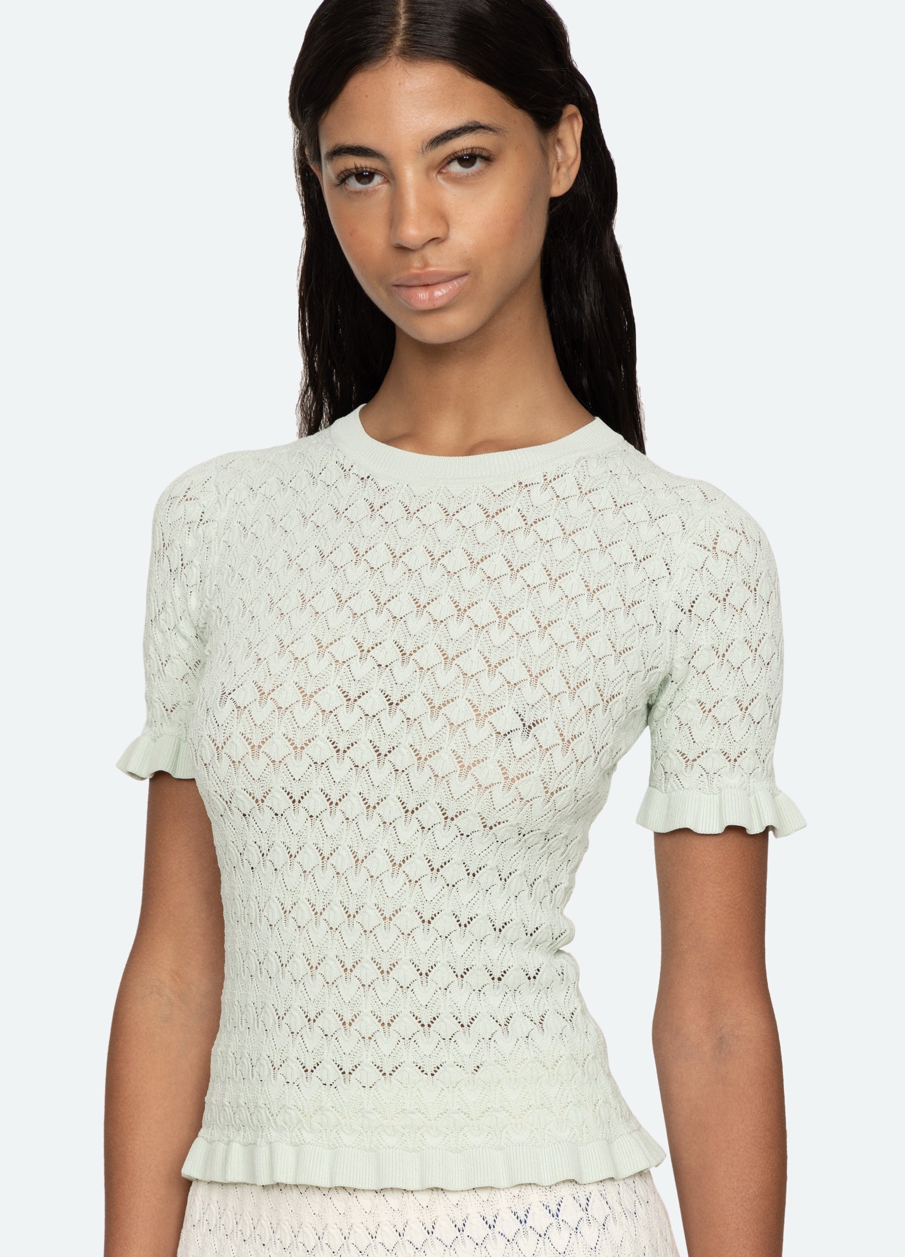Rue S/S Sweater Black / Sea New York For Sale