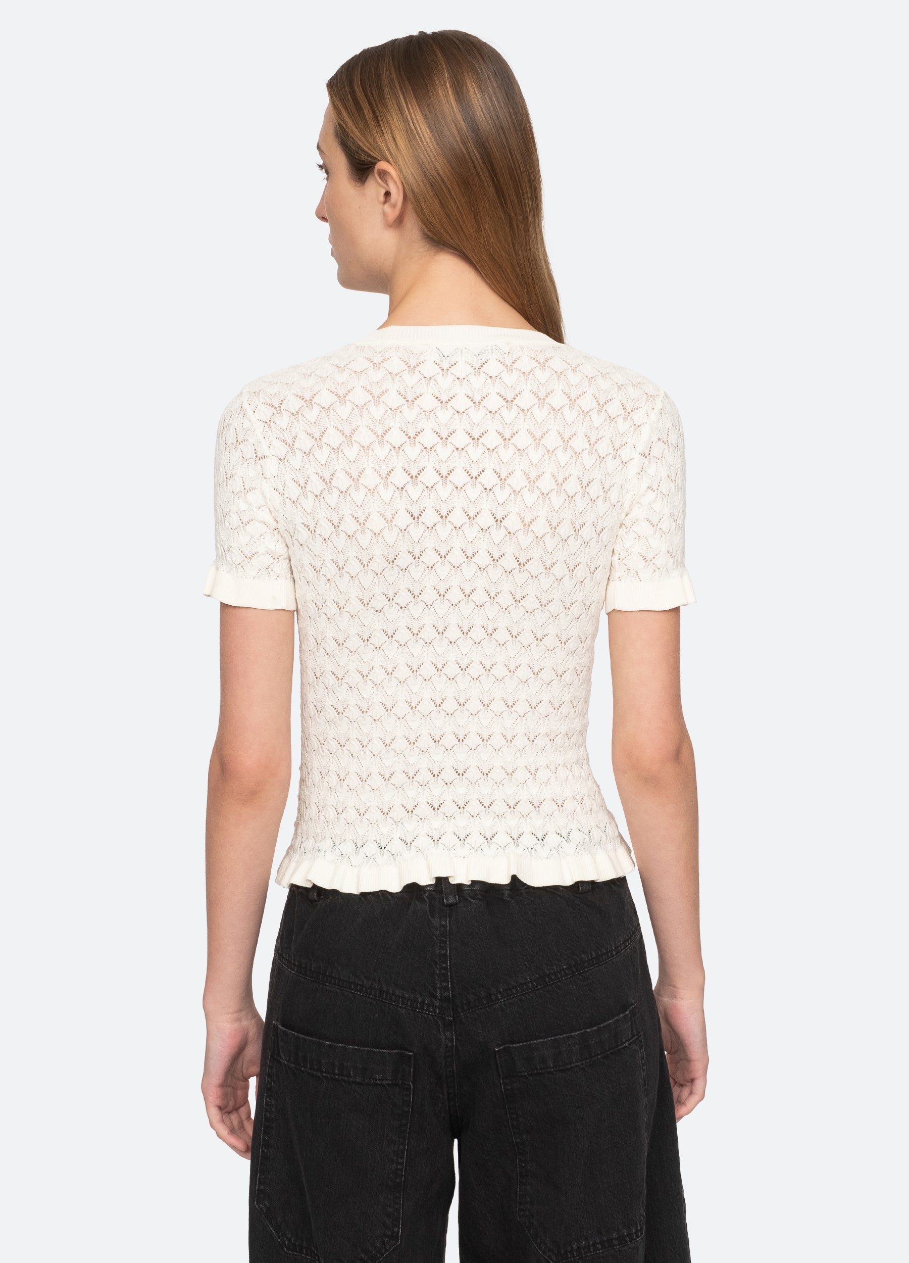 Rue S/S Sweater Black / Sea New York For Sale