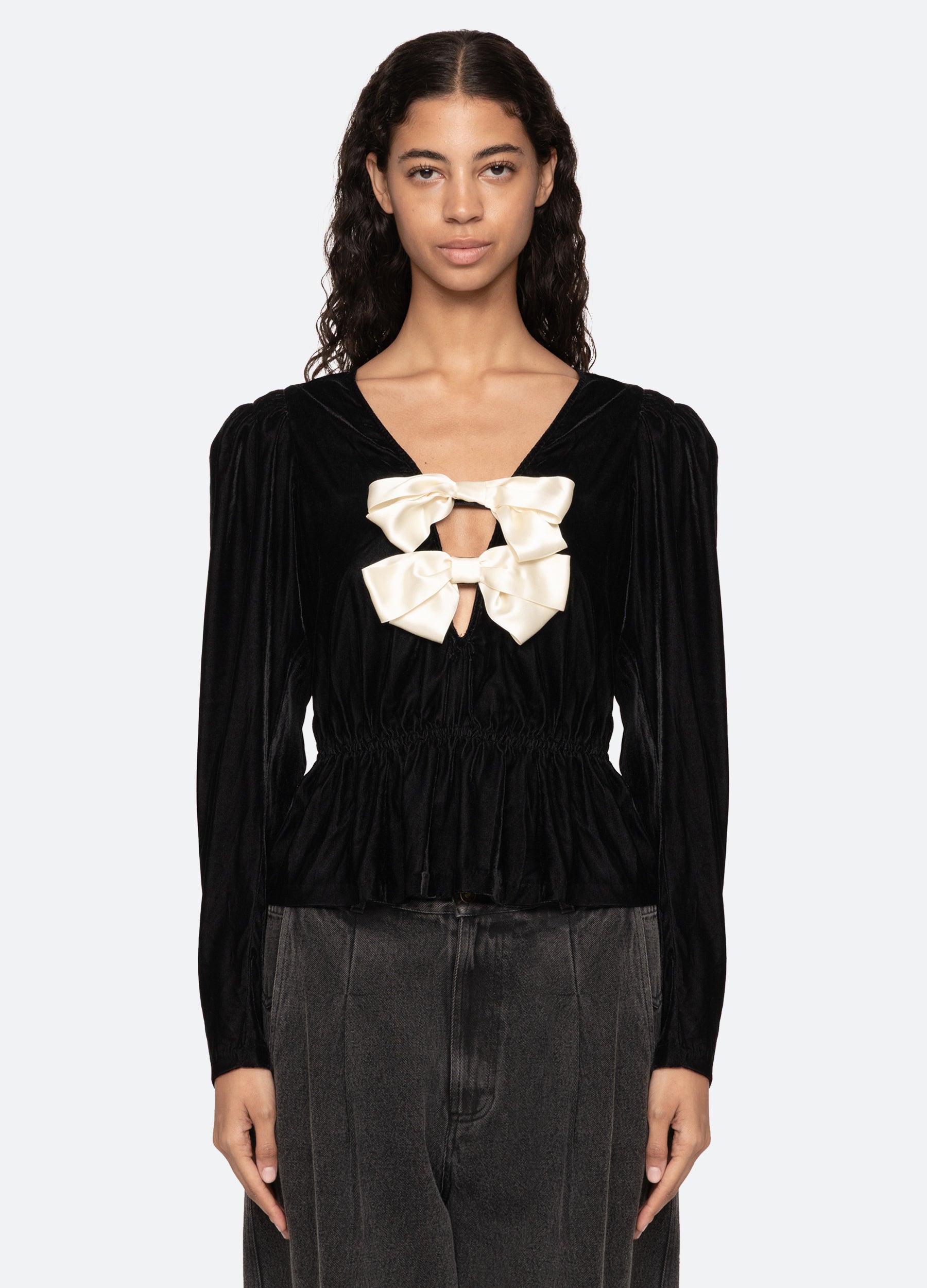 Seraphine Top Black / Sea New York Sale