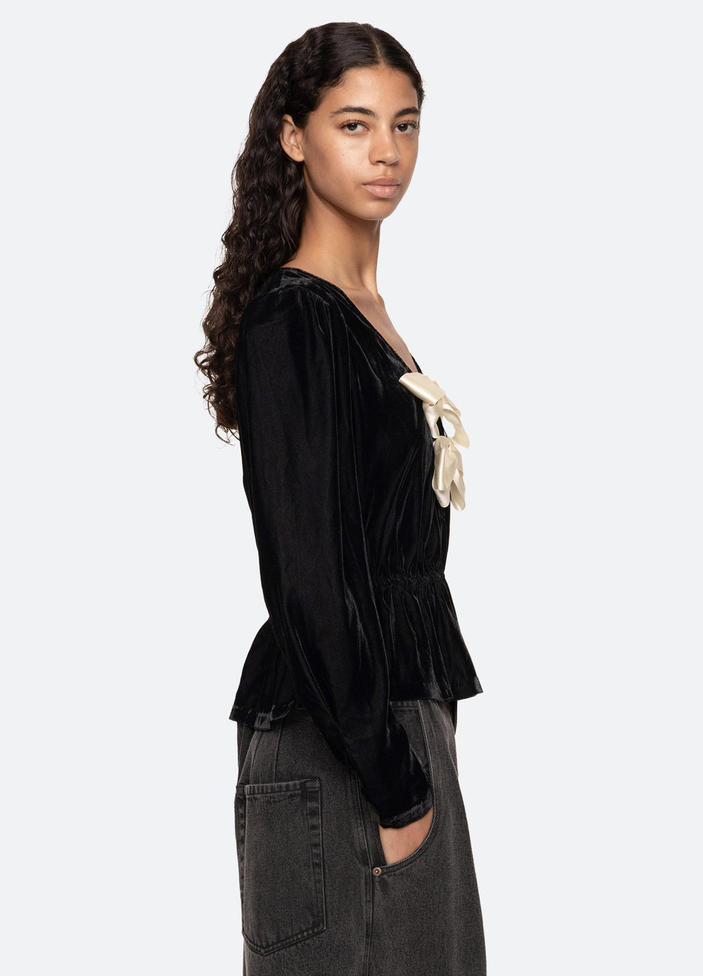 Seraphine Top Black / Sea New York Sale