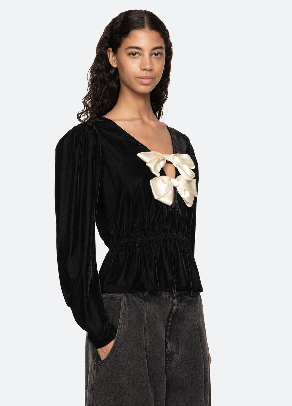 Seraphine Top Black / Sea New York Sale