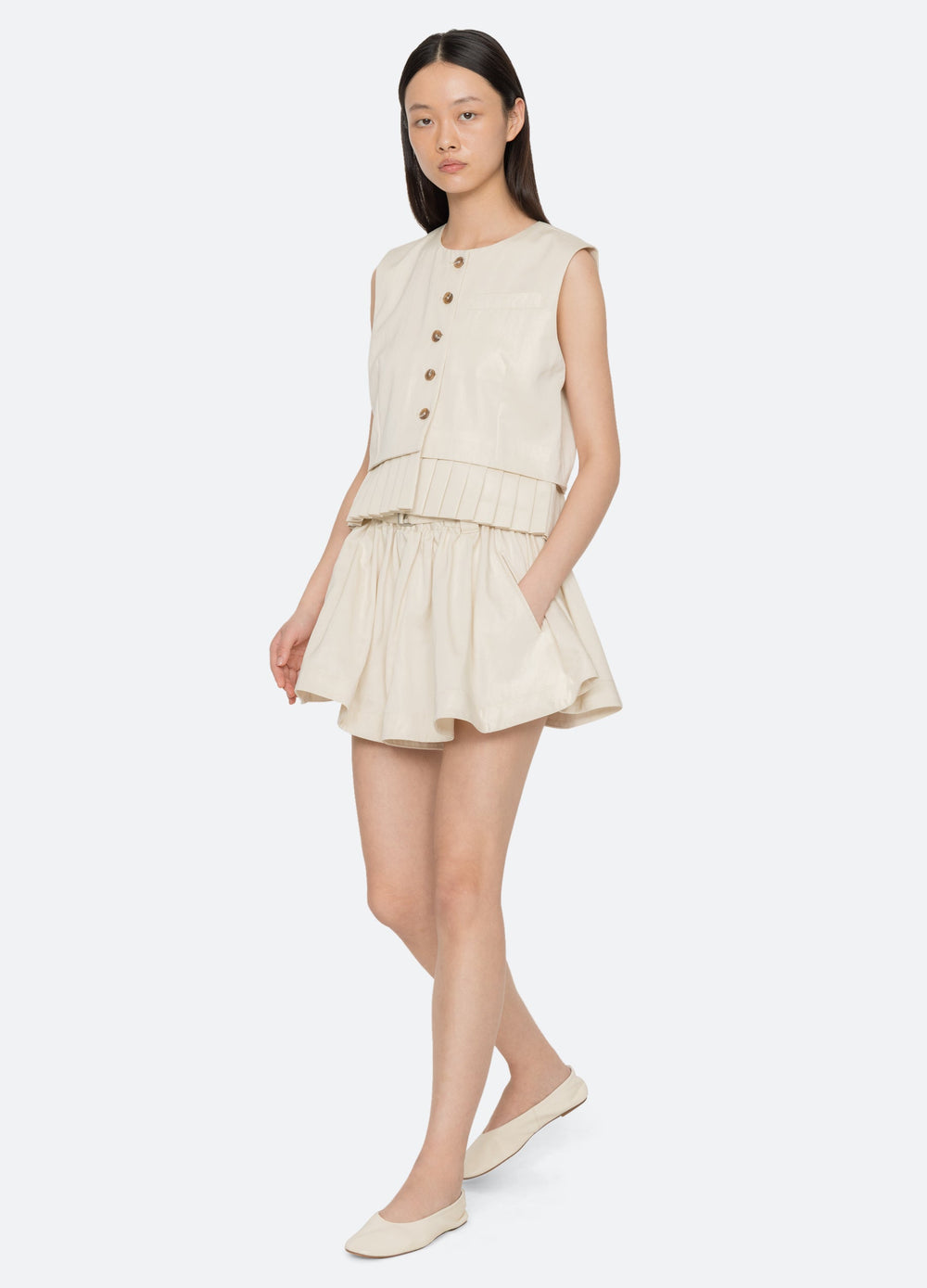 Angelina Shorts Bone / Sea New York US