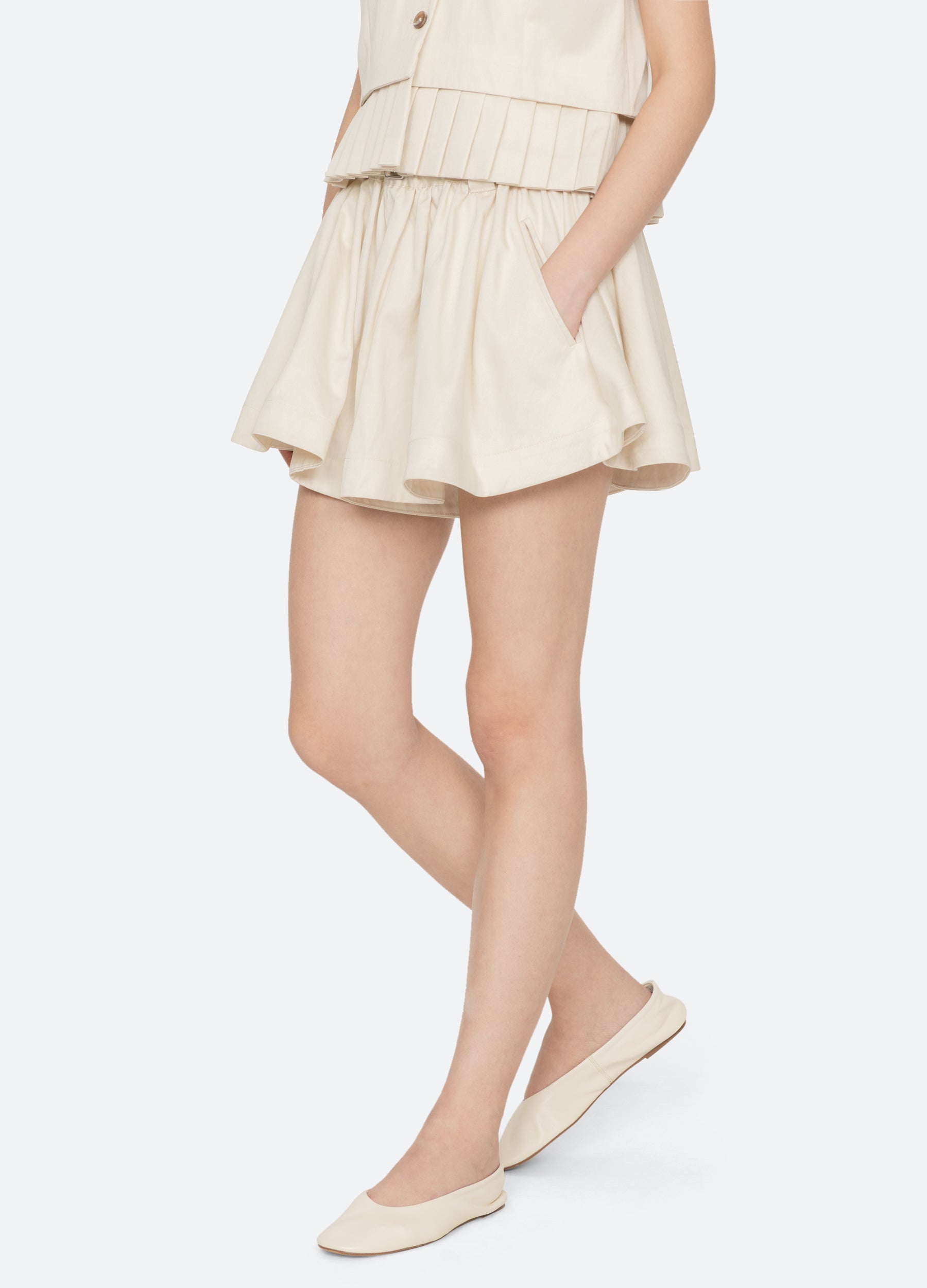 Angelina Shorts Bone / Sea New York Outlet