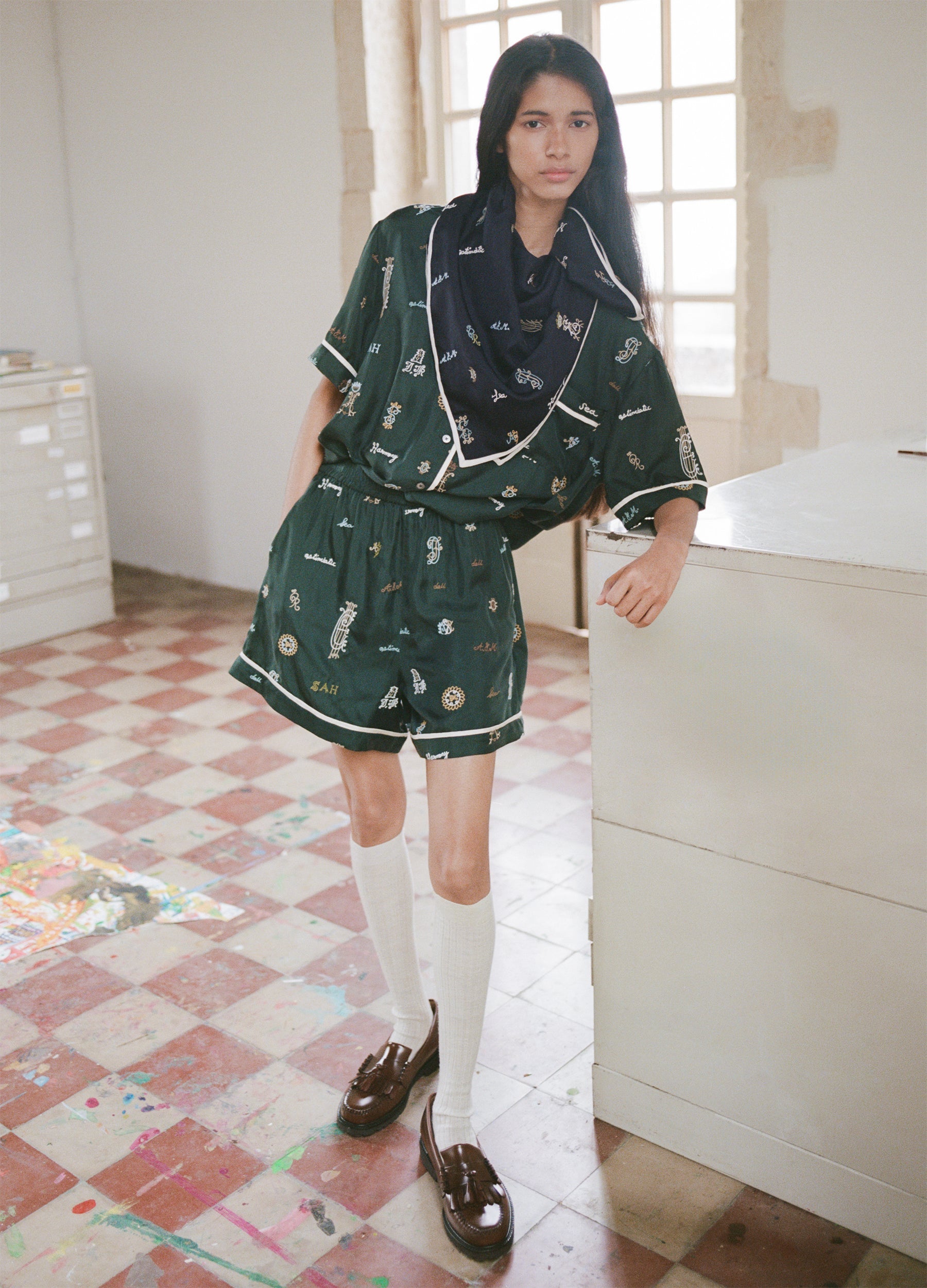 Juliet Shorts Green / Sea New York US