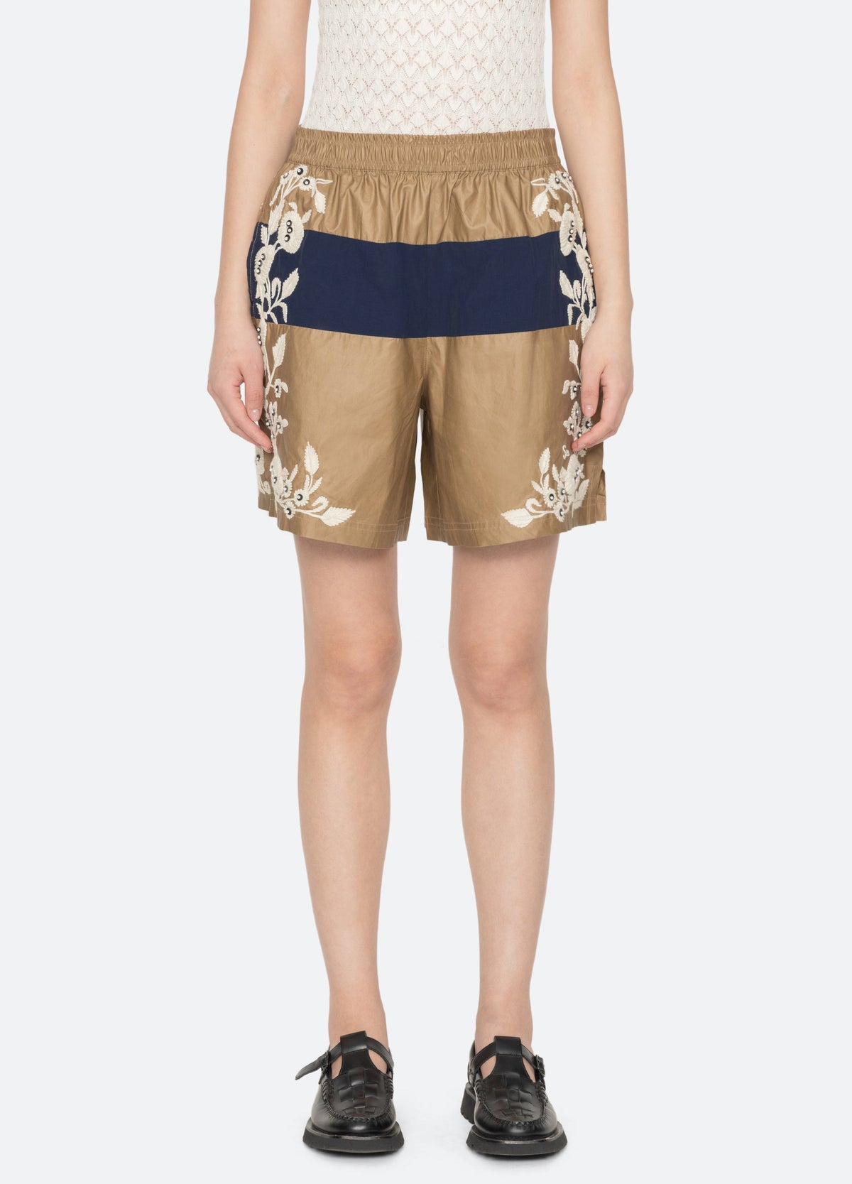Georgie Shorts Khaki / Sea New York