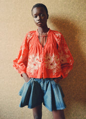 Stasia Shorts Blue / Sea New York Online