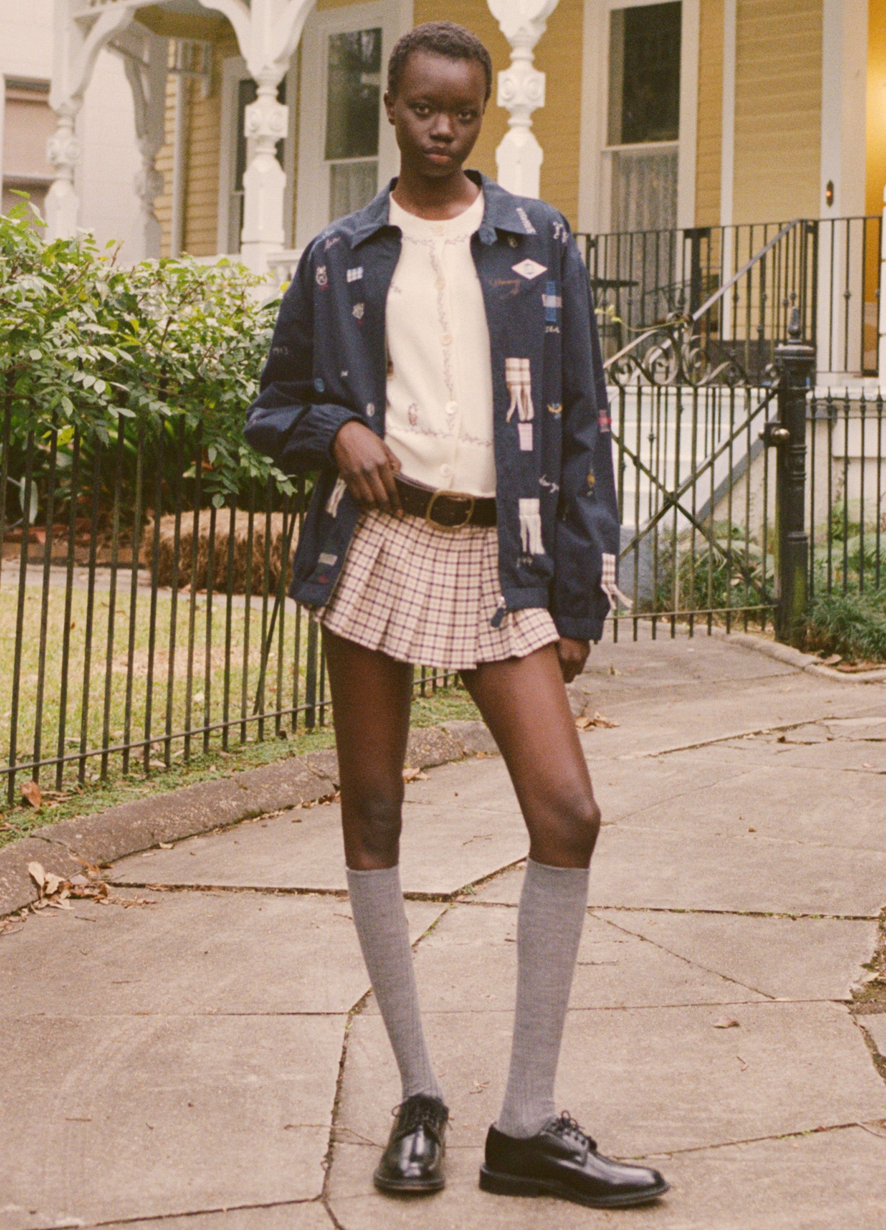 Savannah Skort Plaid / Sea New York