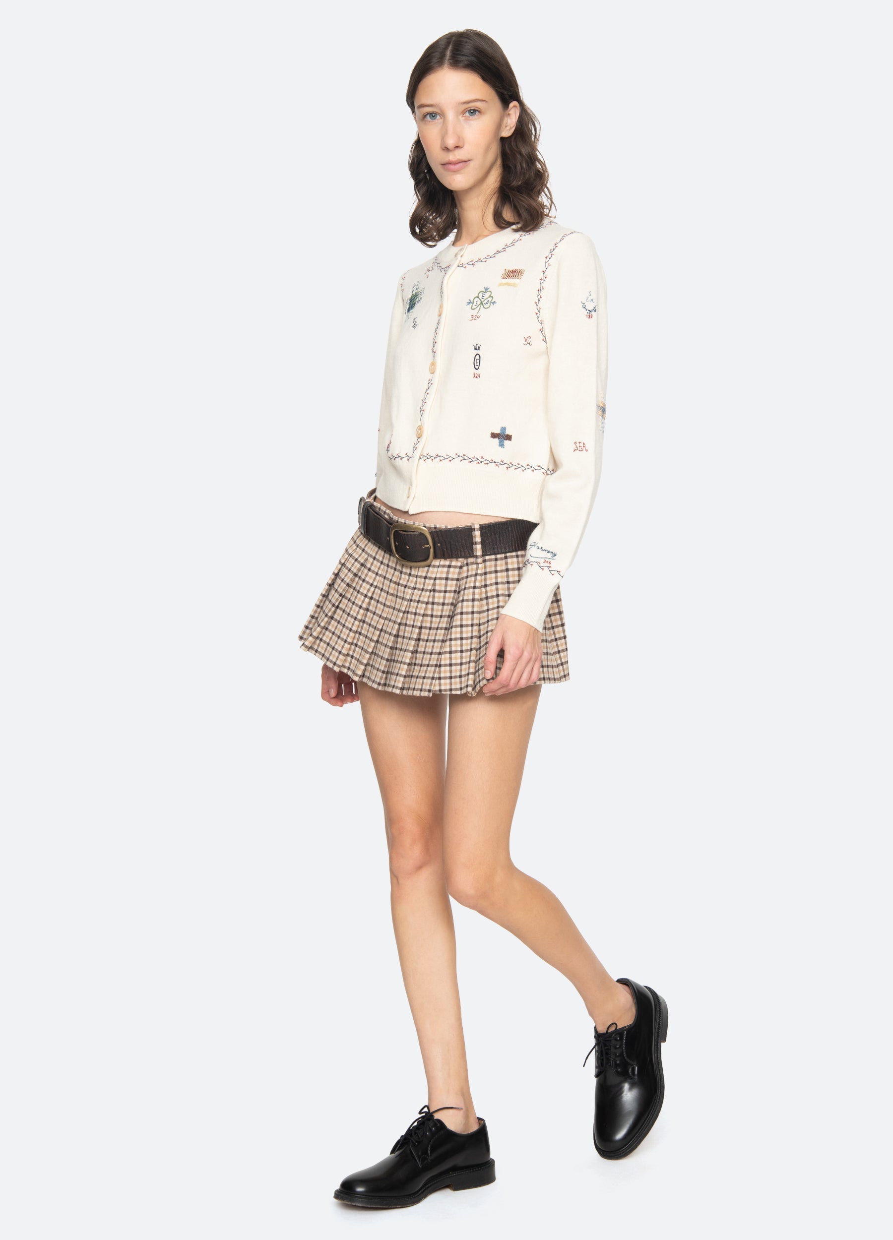 Savannah Skort Plaid / Sea New York