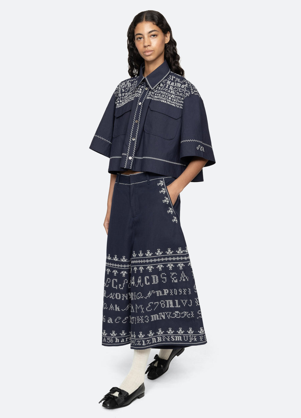 Kit Culottes Navy / Sea New York Discount