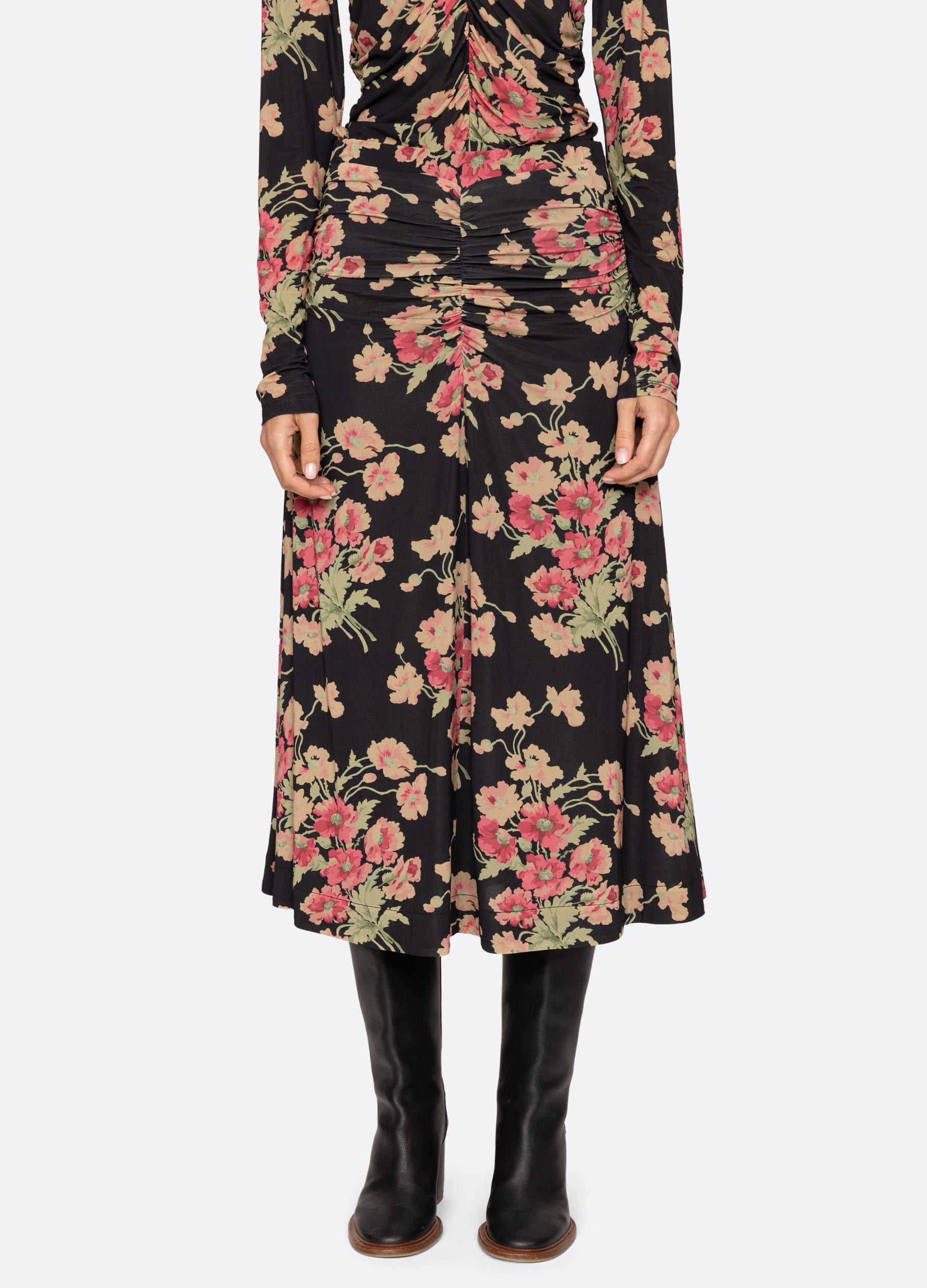 Cornelia Skirt Black / Sea New York