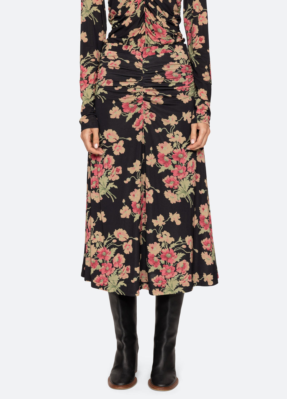 Cornelia Skirt Black / Sea New York
