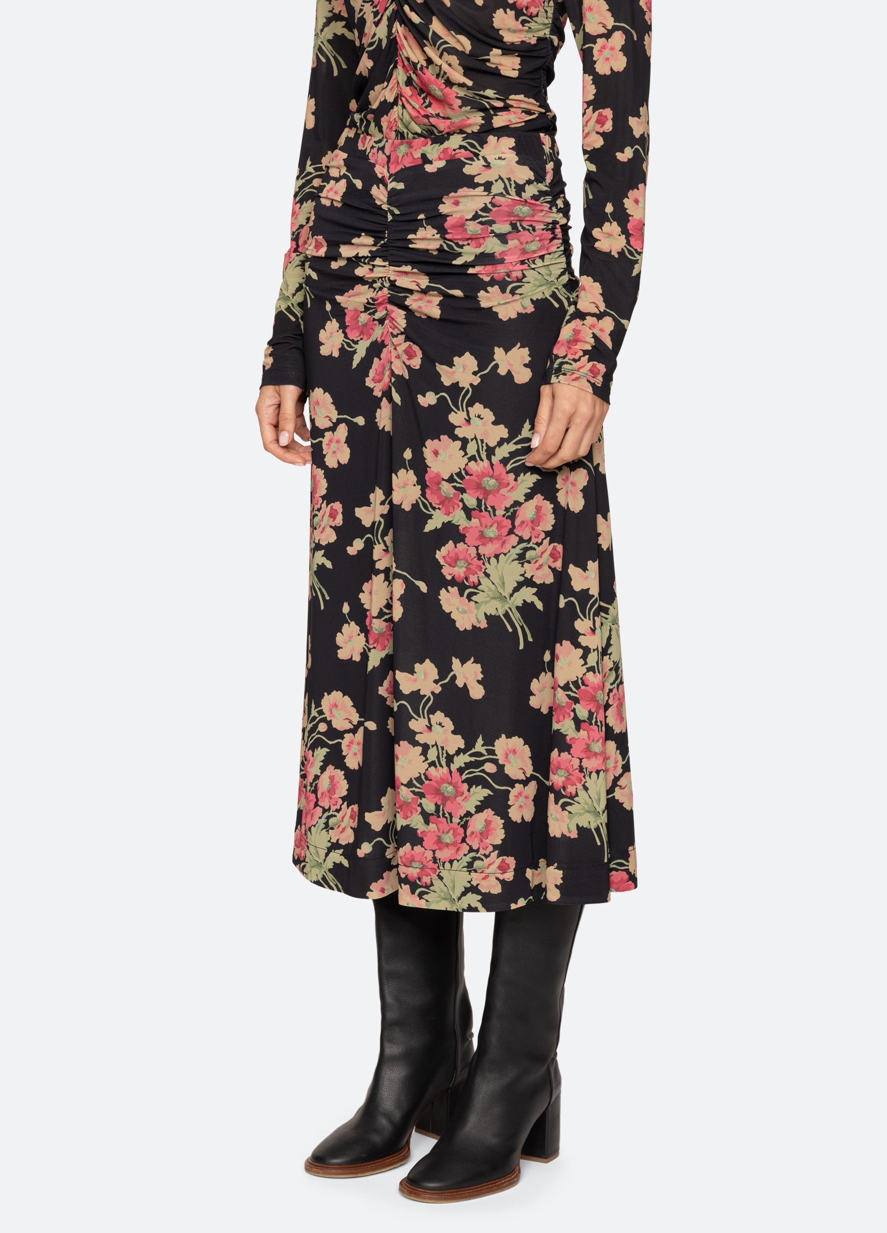 Cornelia Skirt Black / Sea New York