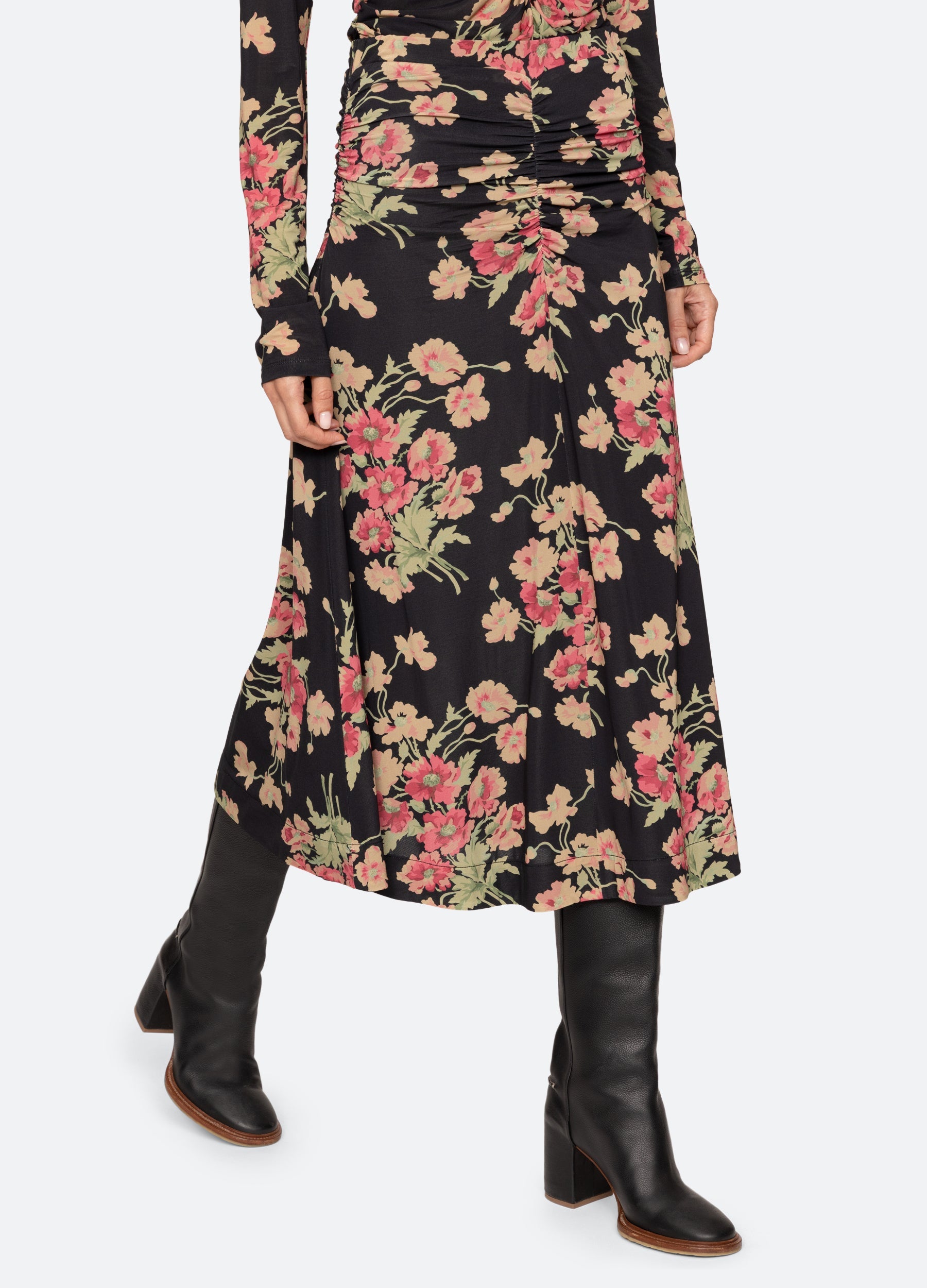 Cornelia Skirt Black / Sea New York