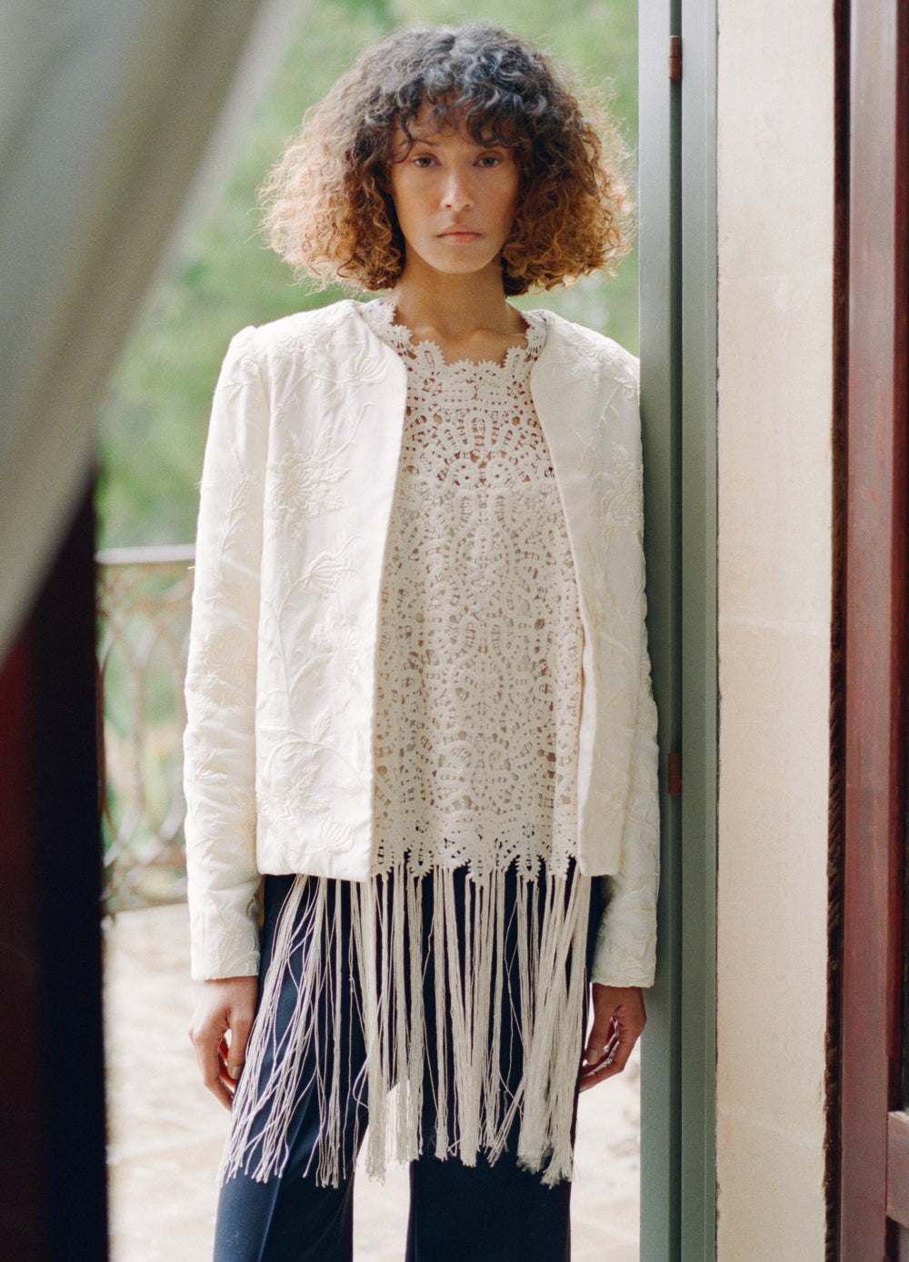 Alina Emb Jacket Cream / Sea New York Sale