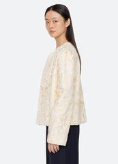 Alina Emb Jacket Cream / Sea New York Sale