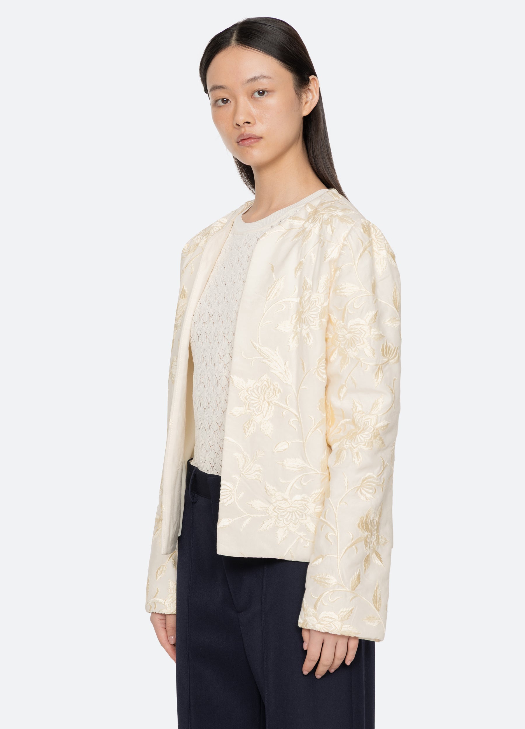 Alina Emb Jacket Cream / Sea New York Sale