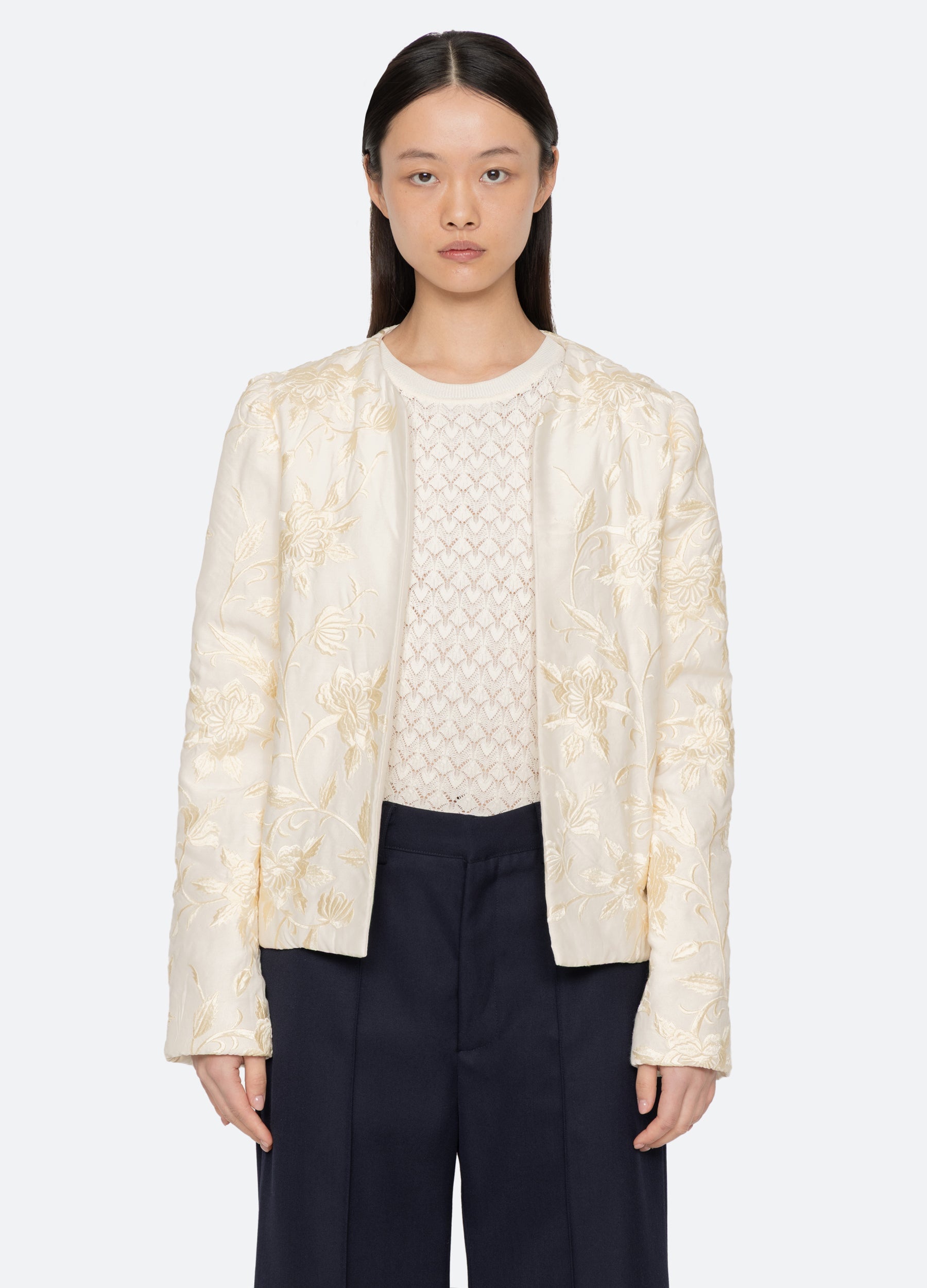 Alina Emb Jacket Cream / Sea New York Sale