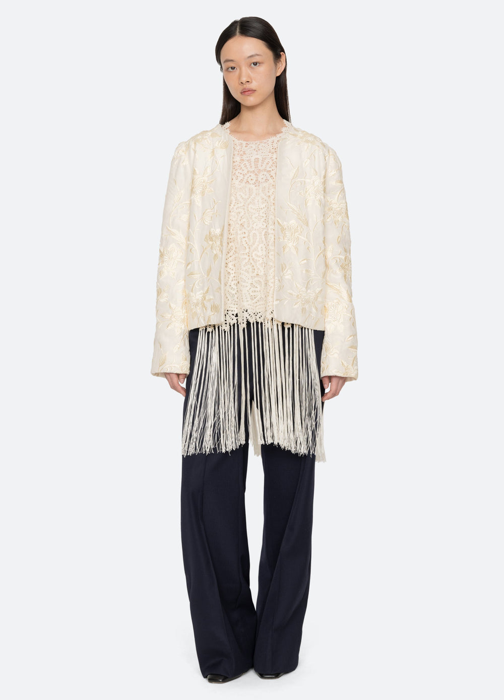 Alina Emb Jacket Cream / Sea New York Sale