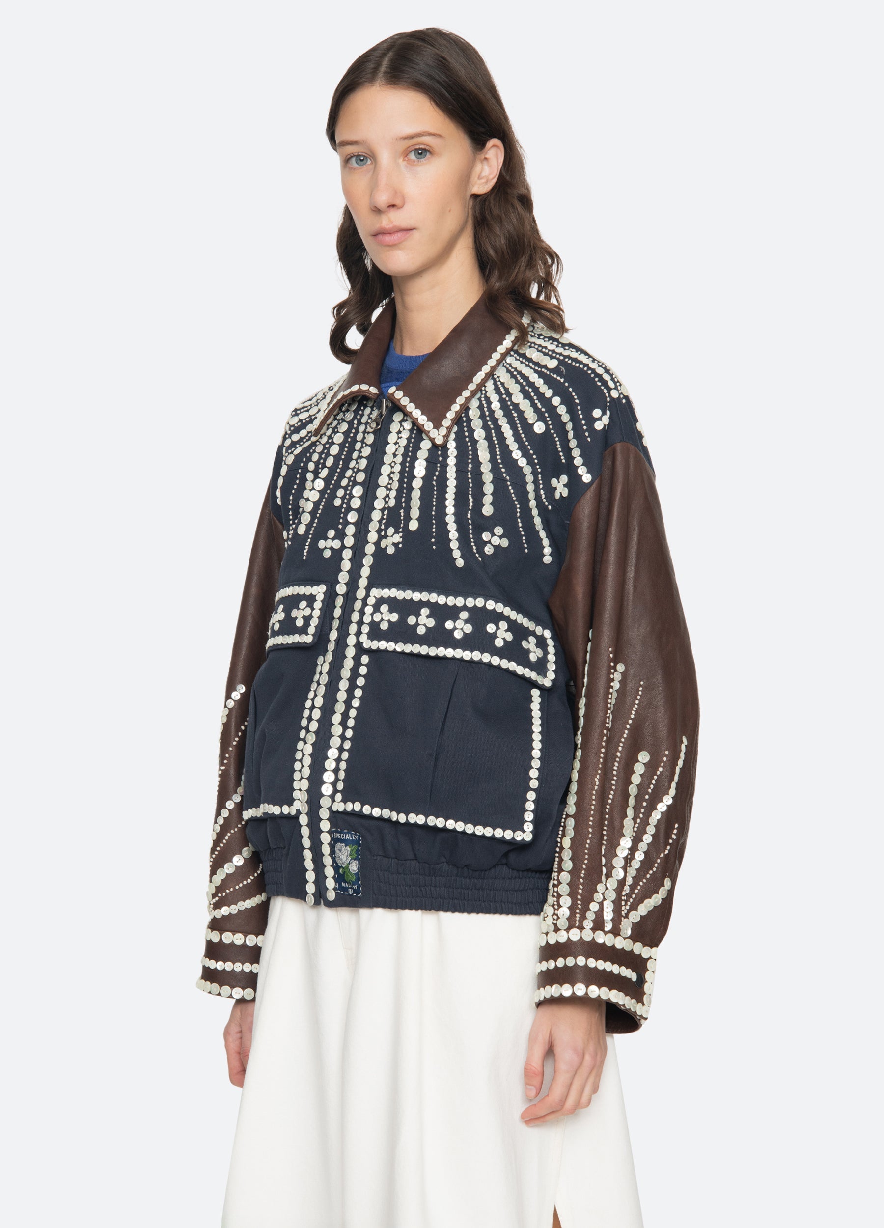 Georgie Jacket Navy / Sea New York For Sale