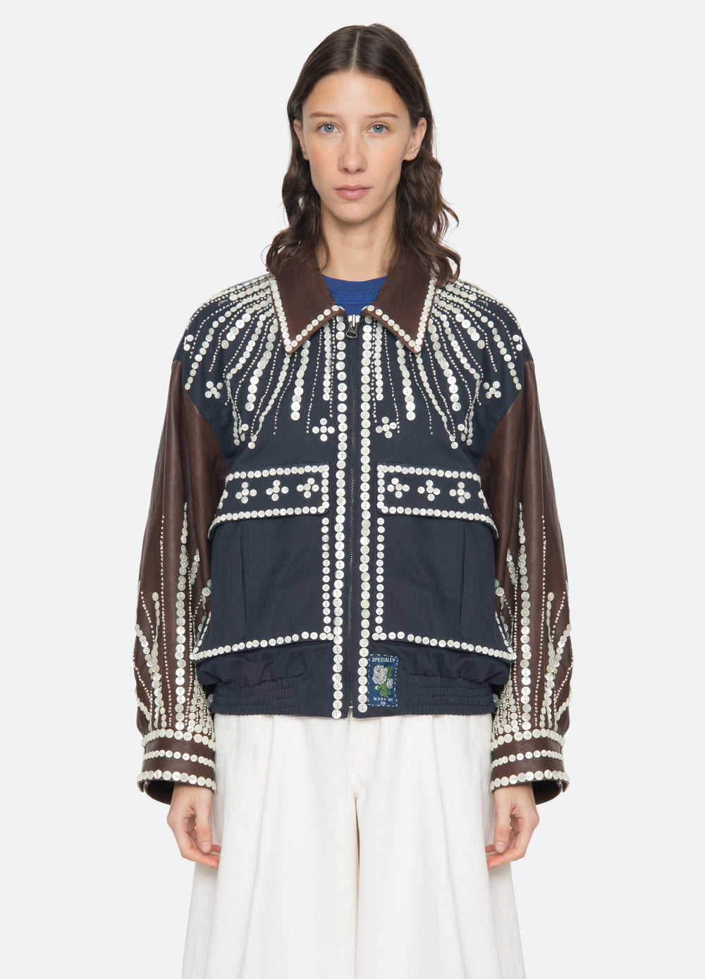 Georgie Jacket Navy / Sea New York For Sale