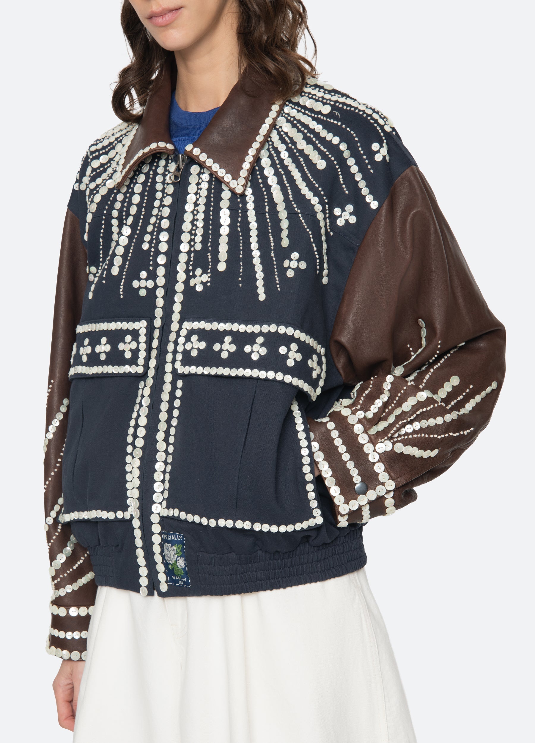 Georgie Jacket Navy / Sea New York For Sale