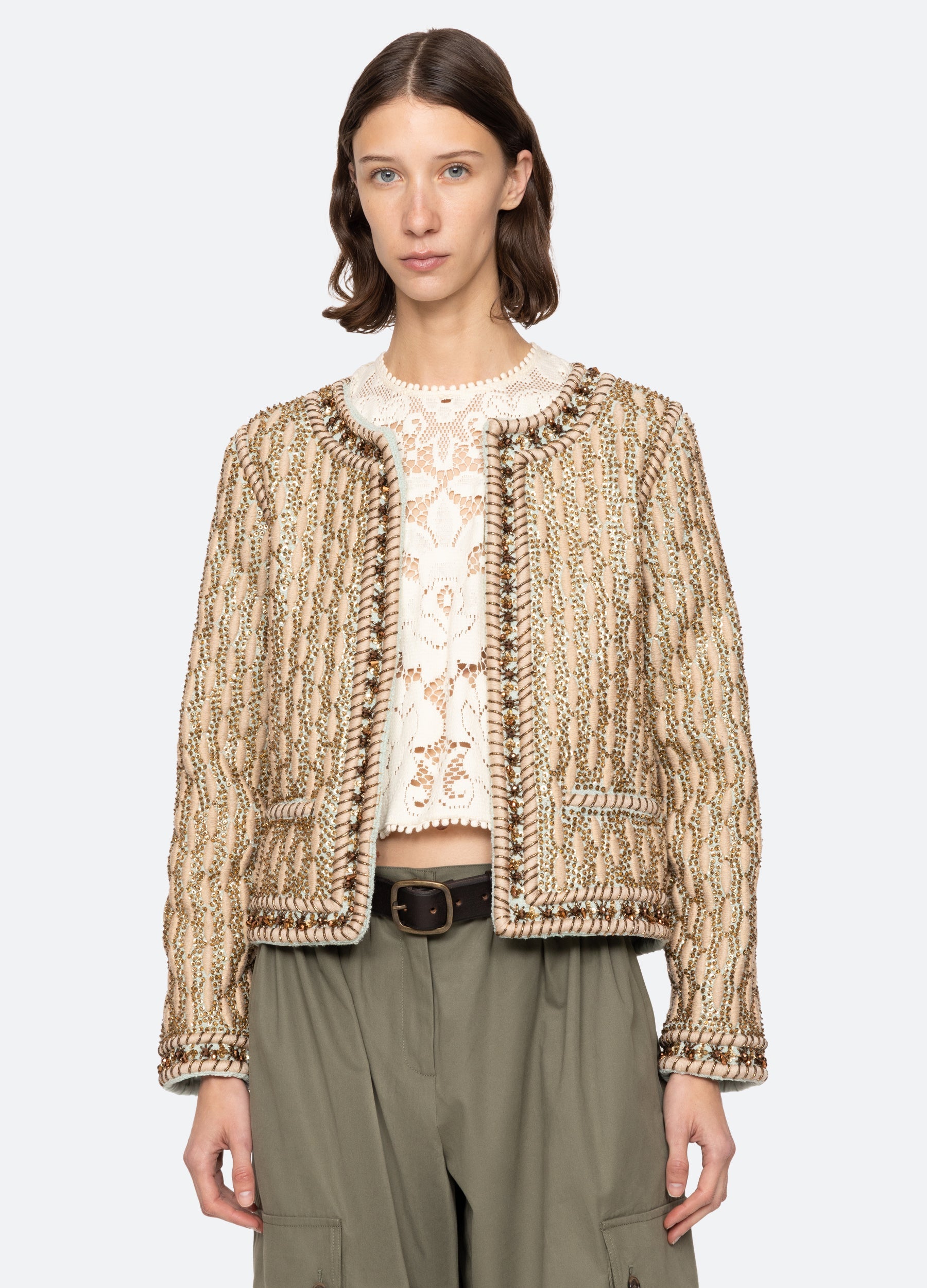 Viviana Jacket Gold / Sea New York Sale