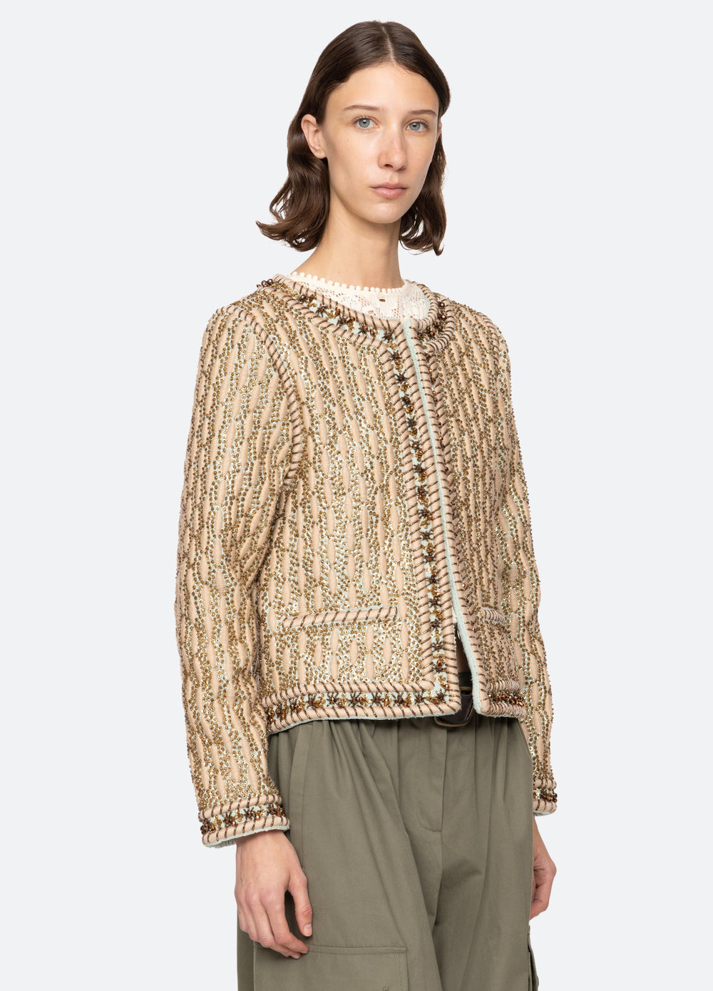 Viviana Jacket Gold / Sea New York Sale