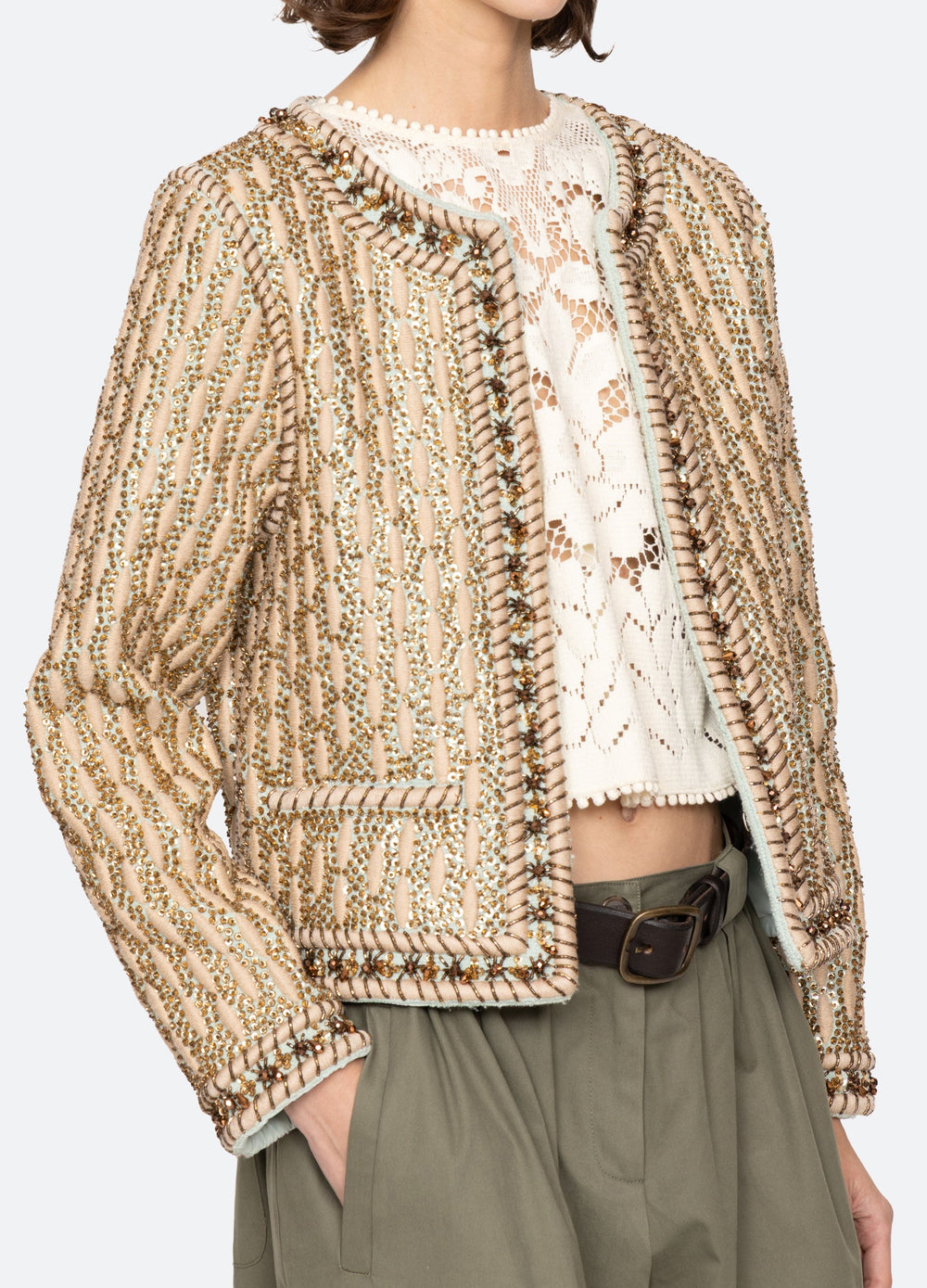Viviana Jacket Gold / Sea New York Sale
