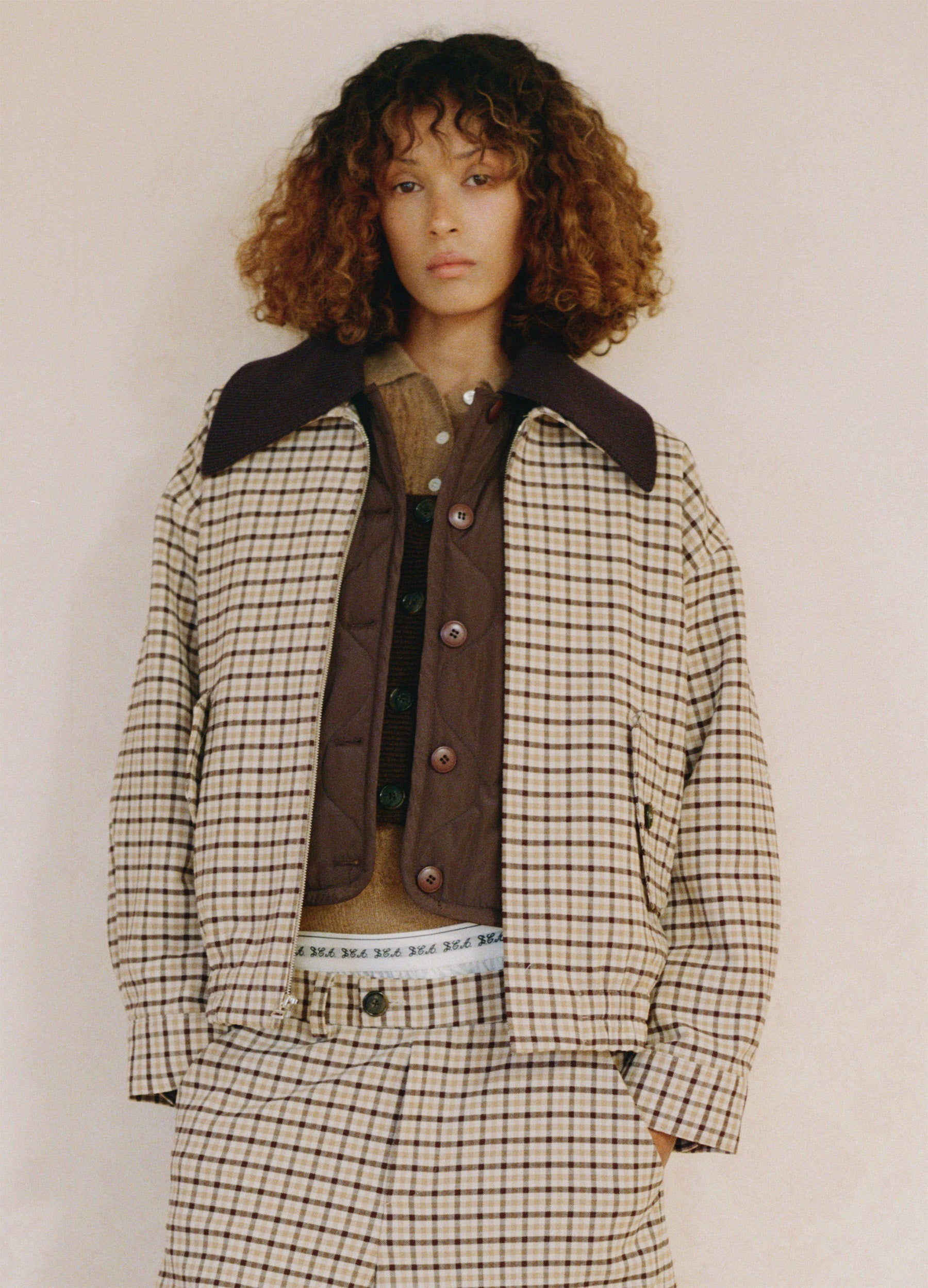 Savannah Jacket Plaid / Sea New York Online