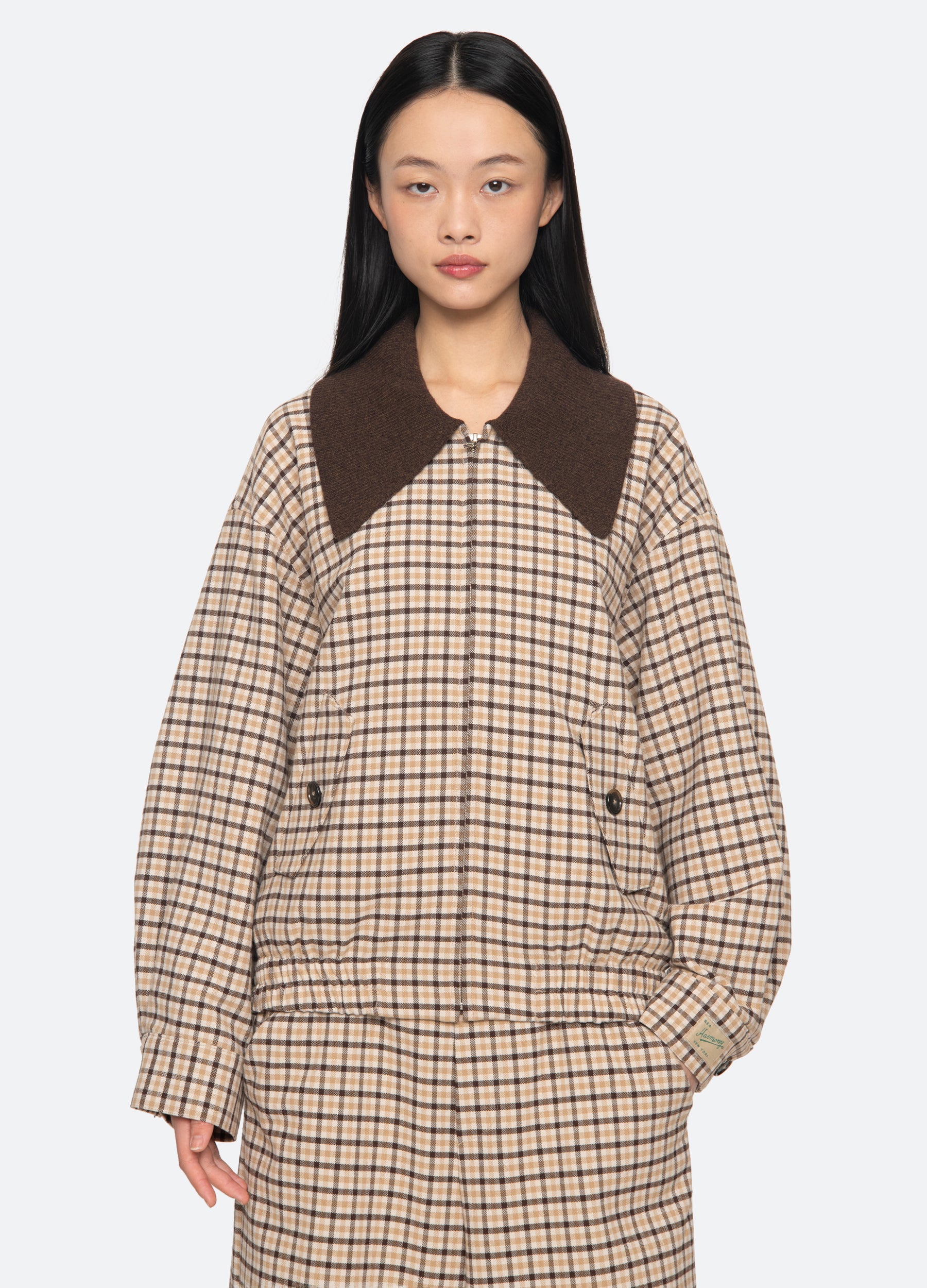 Savannah Jacket Plaid / Sea New York Online
