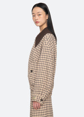 Savannah Jacket Plaid / Sea New York Online