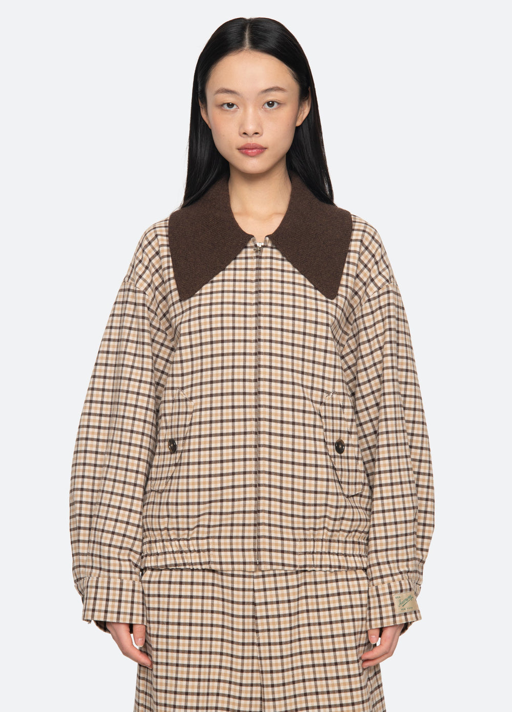 Savannah Jacket Plaid / Sea New York Online