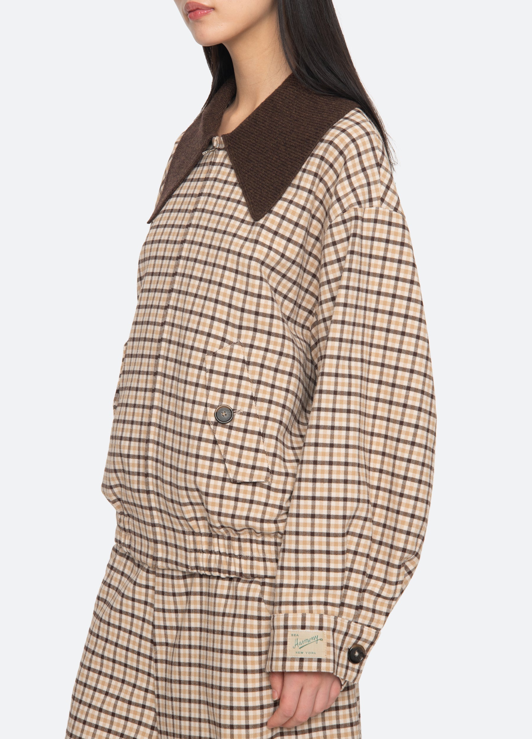 Savannah Jacket Plaid / Sea New York Online